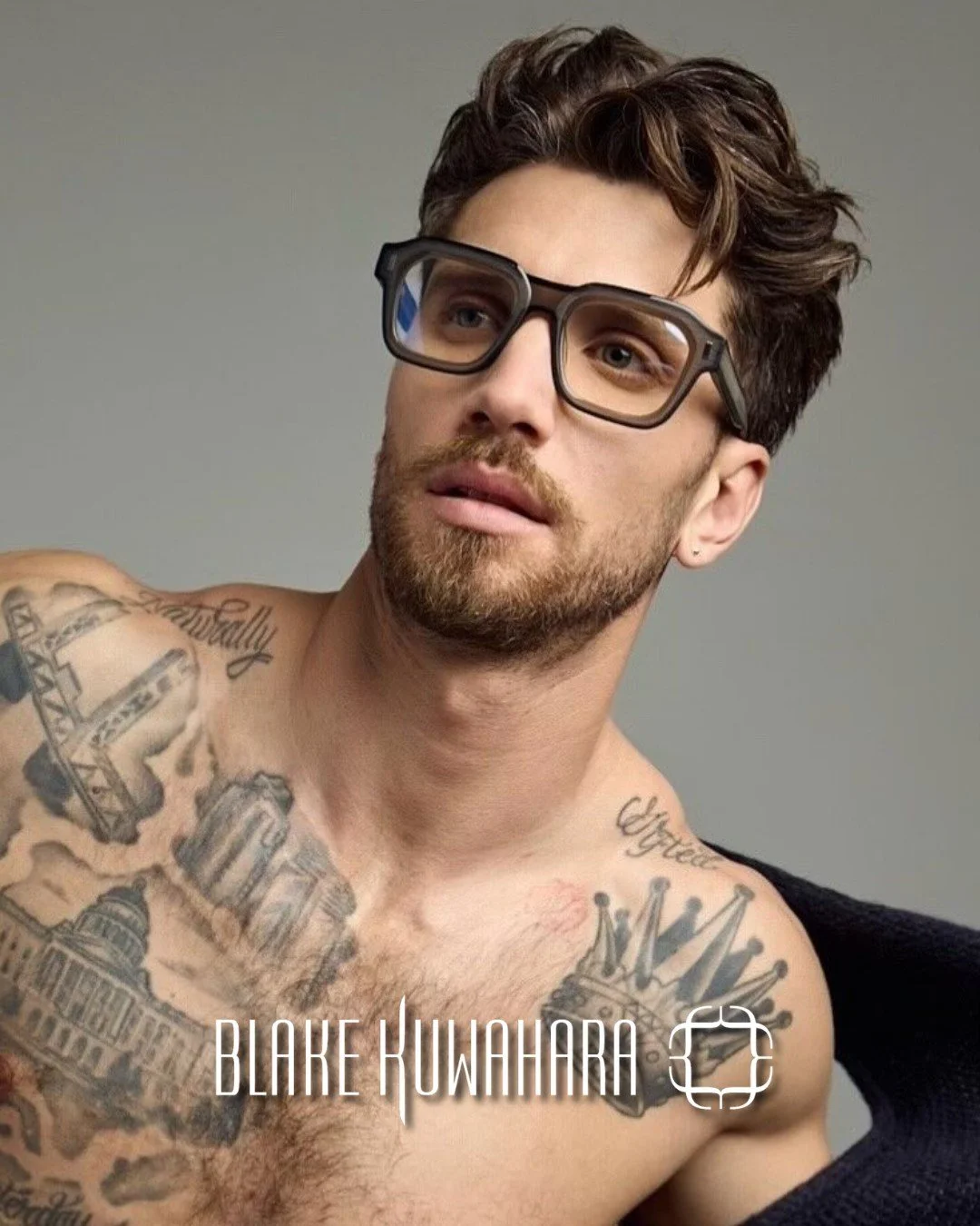 The BK 1036 in Taupe which uniquely combines the proprietary frame-within-a-frame construction with wabi sabi details of the Grey Label Collection: hand brushing on the front and temples and CNC milling on the top of the eye rim creating a deliberate