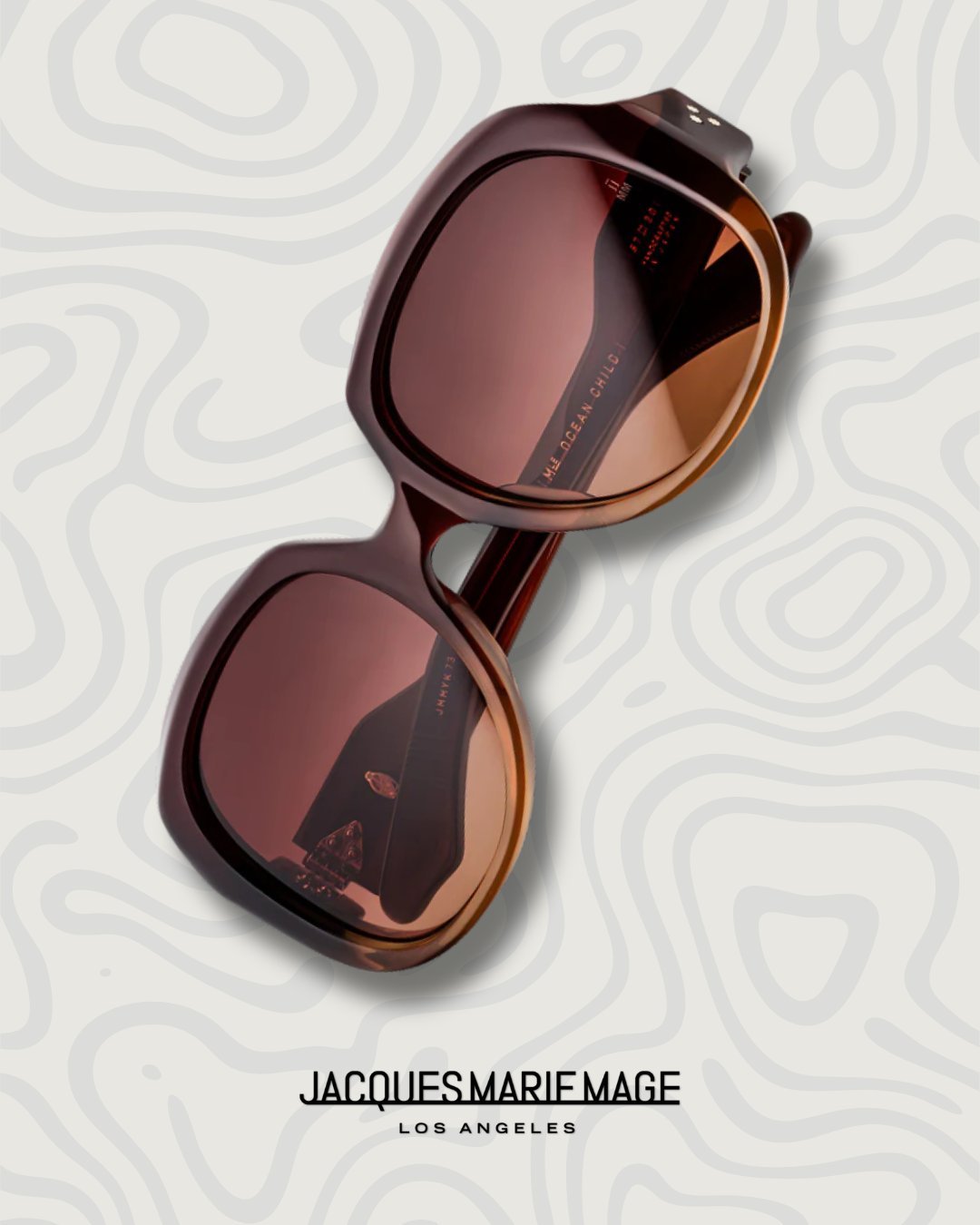 OCEAN CHILD

Bold declarations of independence and swirling emotion, these late-&lsquo;70s-inspired spectacles are informed by the actual eyewear worn by Yoko Ono in the studio while working with John Lennon on their album, Double Fantasy (1980). A s