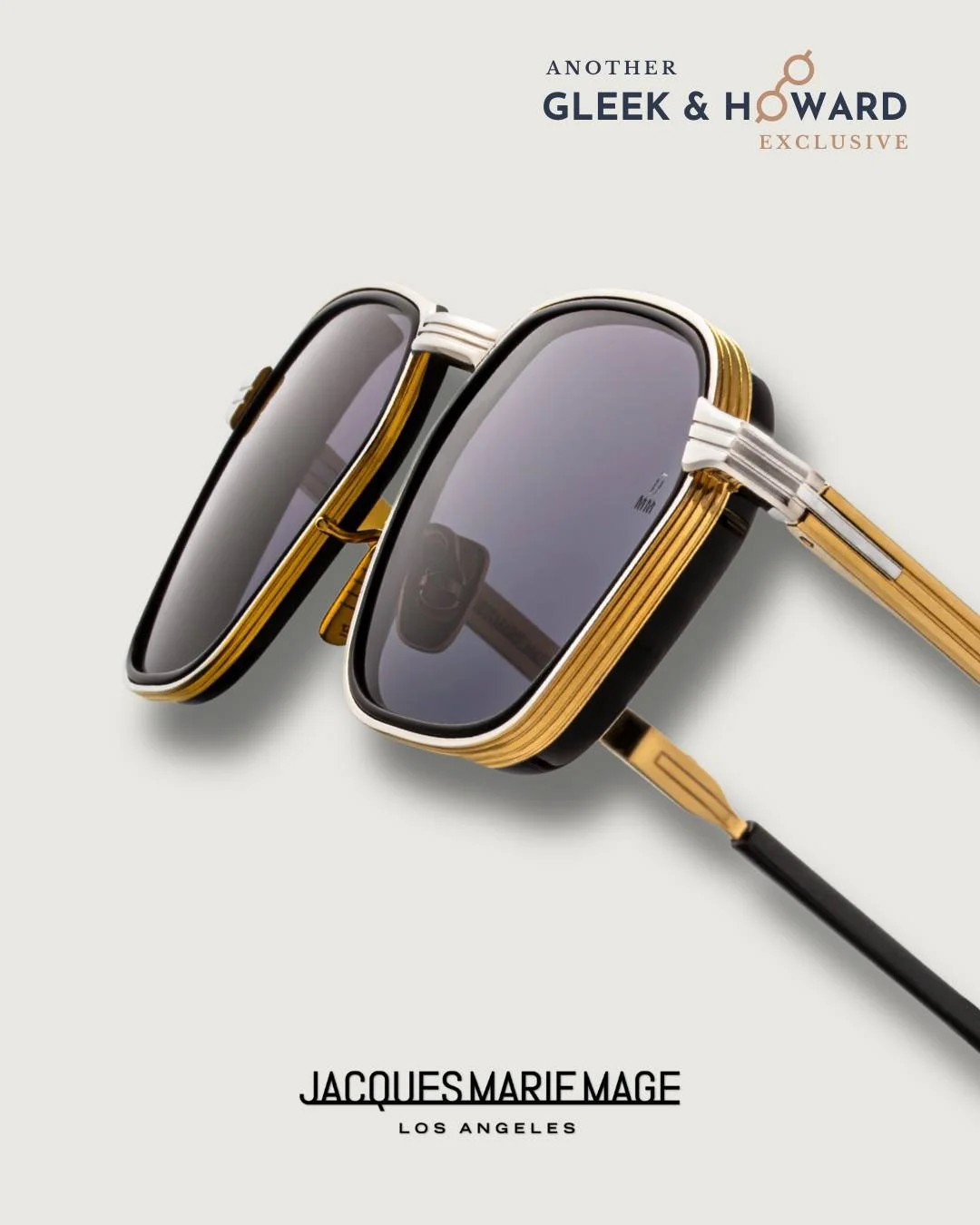 Limited-edition titanium spectacles with a slender rectangular silhouette and medium fit, featuring &lsquo;coined&rsquo; lens-rim edges, acetate lens-rim inserts, sleek temples with refined hairline details, and sculptural acetate temple tips.

📸 @J