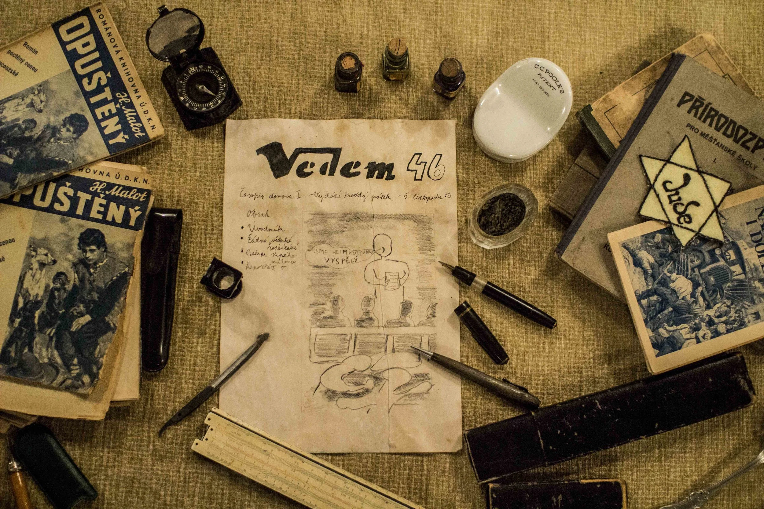 Vedem, a literary magazine published by schoolboys in Teresienstadt.
