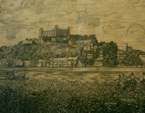Podhradie- site of the Jewish quarter in Bratislava in the 17th century.