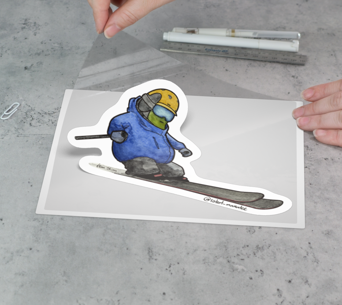 bean-skiing-sticker-9x9-2.png
