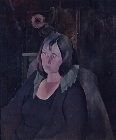 Edwin Dickinson Portrait of Biala, nee Janice Tworkov (1924) Oil on canvas, 30 x 25 in. (76.2 x 63.5 cm) Private Collection, New York