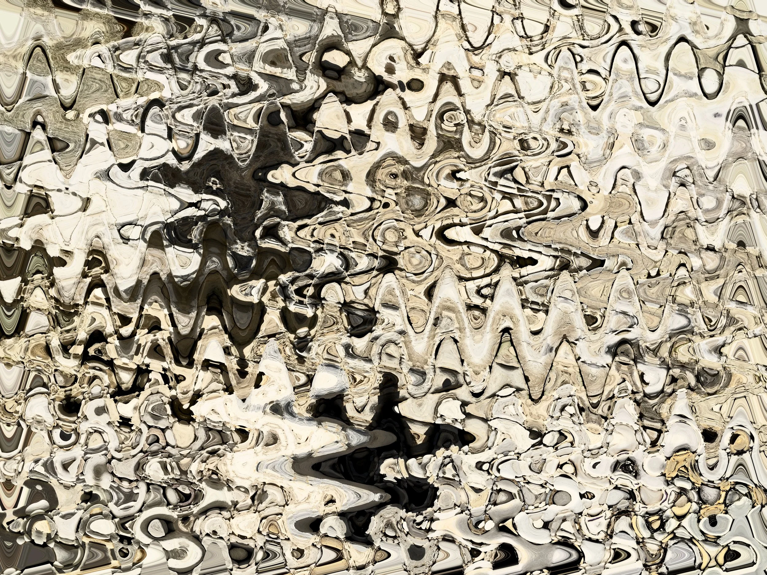 Broken lines at Danes Dyke