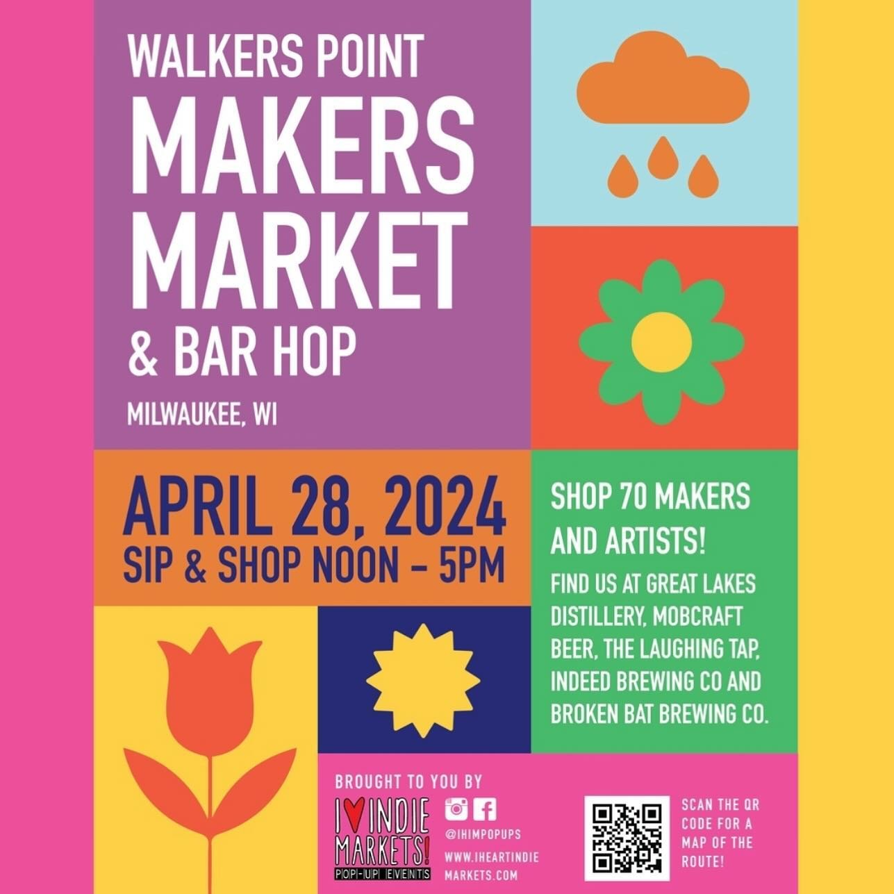 Next up:
Sunday April 28th
Walker&rsquo;s Point Makers Market🍻

Find me at Broken Bat Brewing!

#silverwearbymisty
#thefinaltour
#havejewelrywilltravel