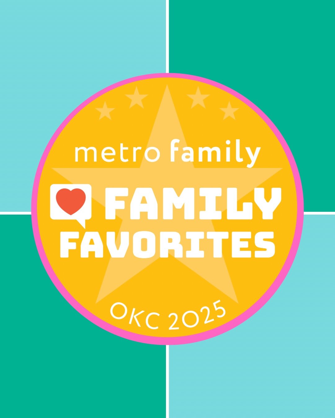 Nominated for MetroFamily’s Family Favorites Award 2025