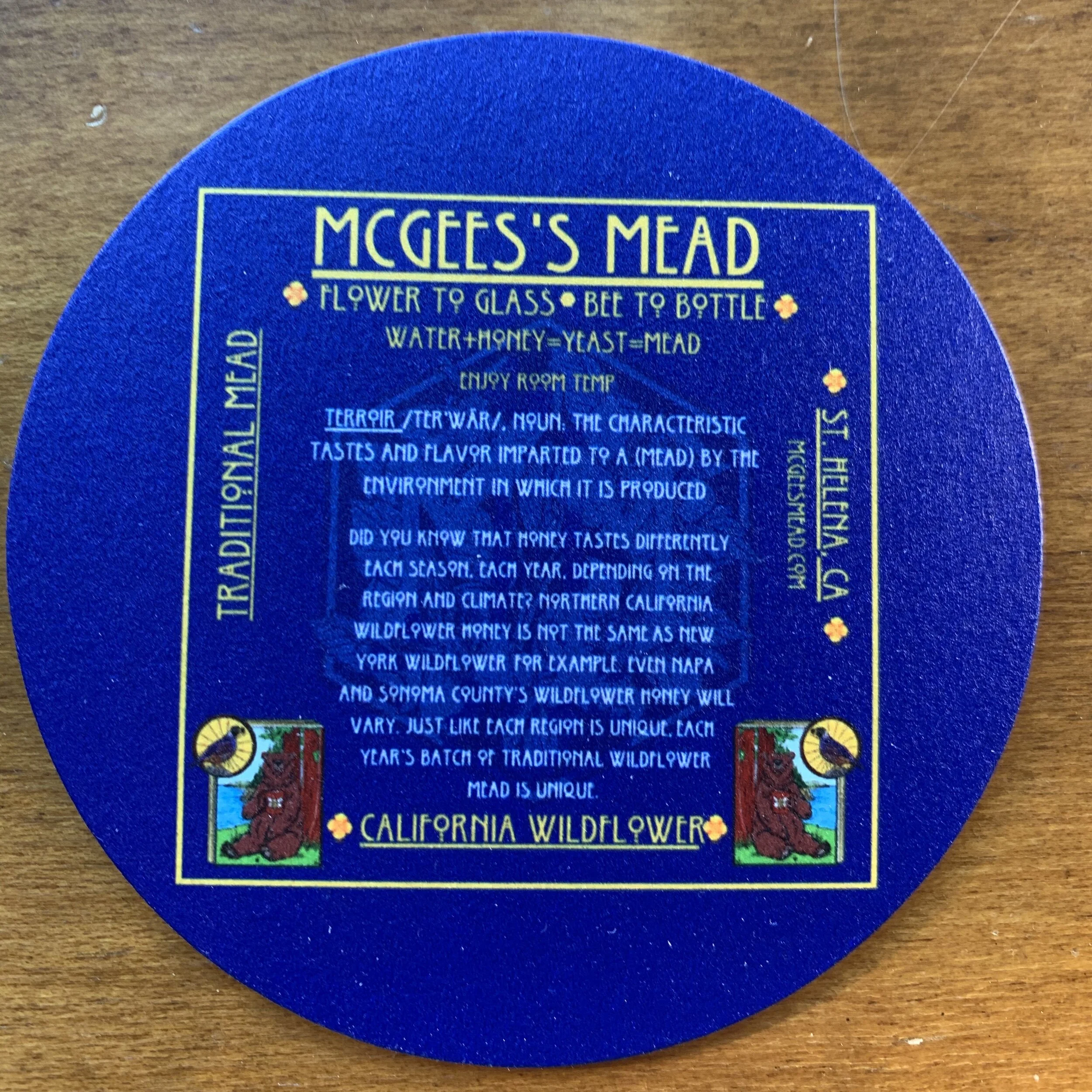 Traditional mead:basic bee coaster.jpg
