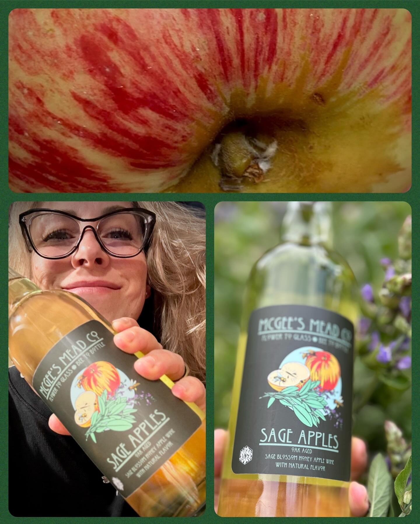 Been a busy bee here at HQ. Forgot to mention who&rsquo;s back in the bottle! Sage Apples tasting just as good as before. Now all I need is some oatmeal butterscotch cookies to go with.
🍎🍏🌻🐝🍯🥂🍻💫🍏🍎
#mead #cyser #meadery #meadmaker #smallbatc