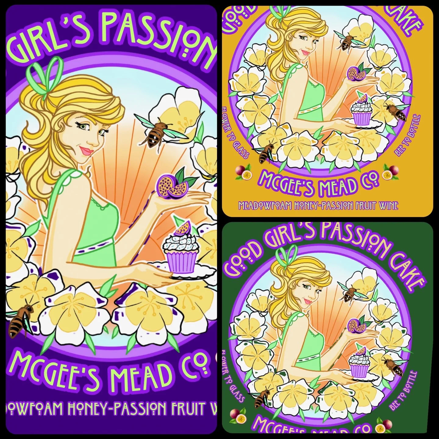 Which one is the BEST Good Girl? Purple, yellow or green? Help me decide the next label from these mockups!! Pleeeeease! As always, @kristina_time has knocked it out of the park with her talents! Support local artists and local businesses! Cheers!
🌻