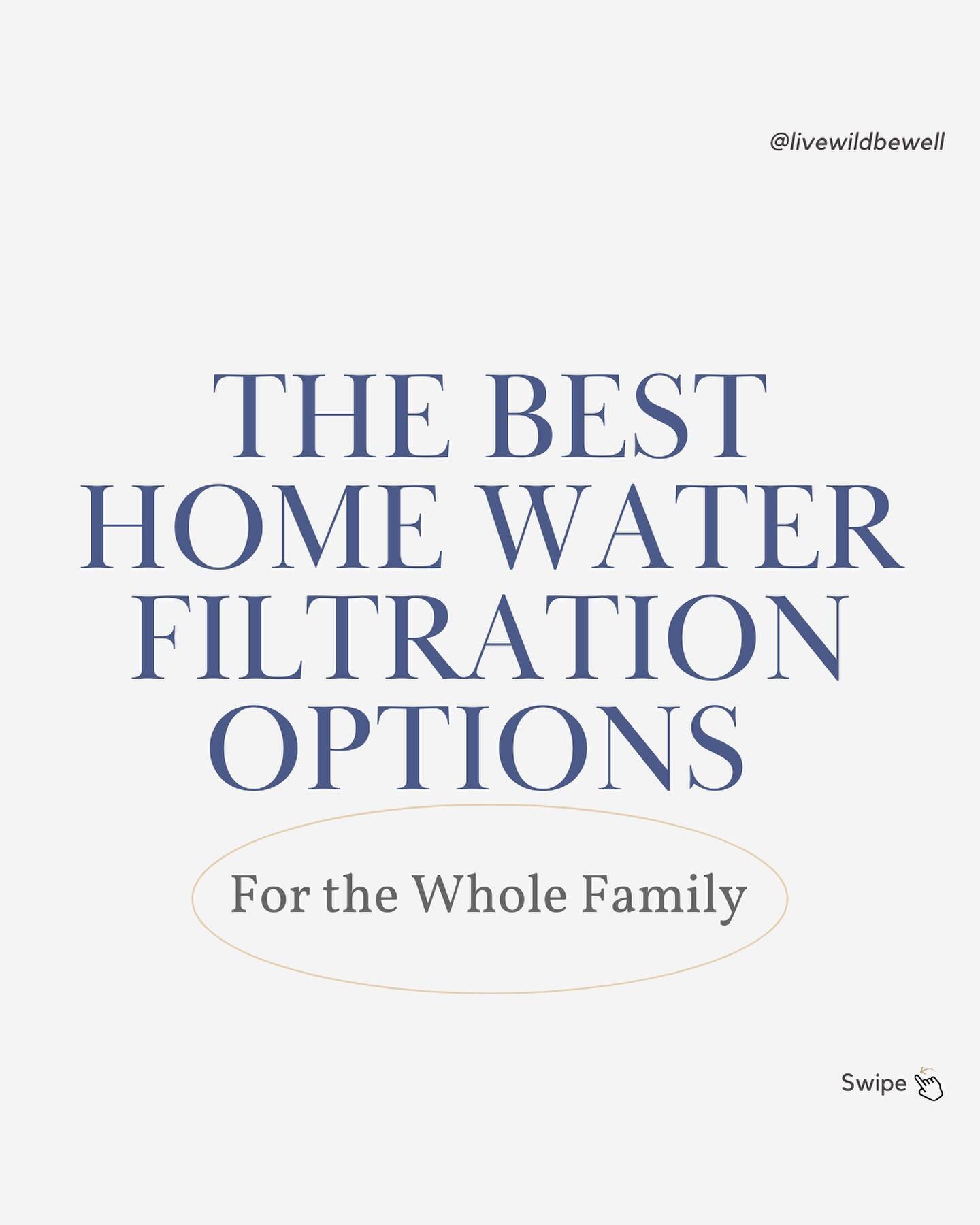 WATER FILTRATION 💦 

An investigation of the country&rsquo;s drinking water by the EWG found that water flowing to about 85 percent of the population contains 316 contaminants. It&rsquo;s also important to protect you and your family from anything t