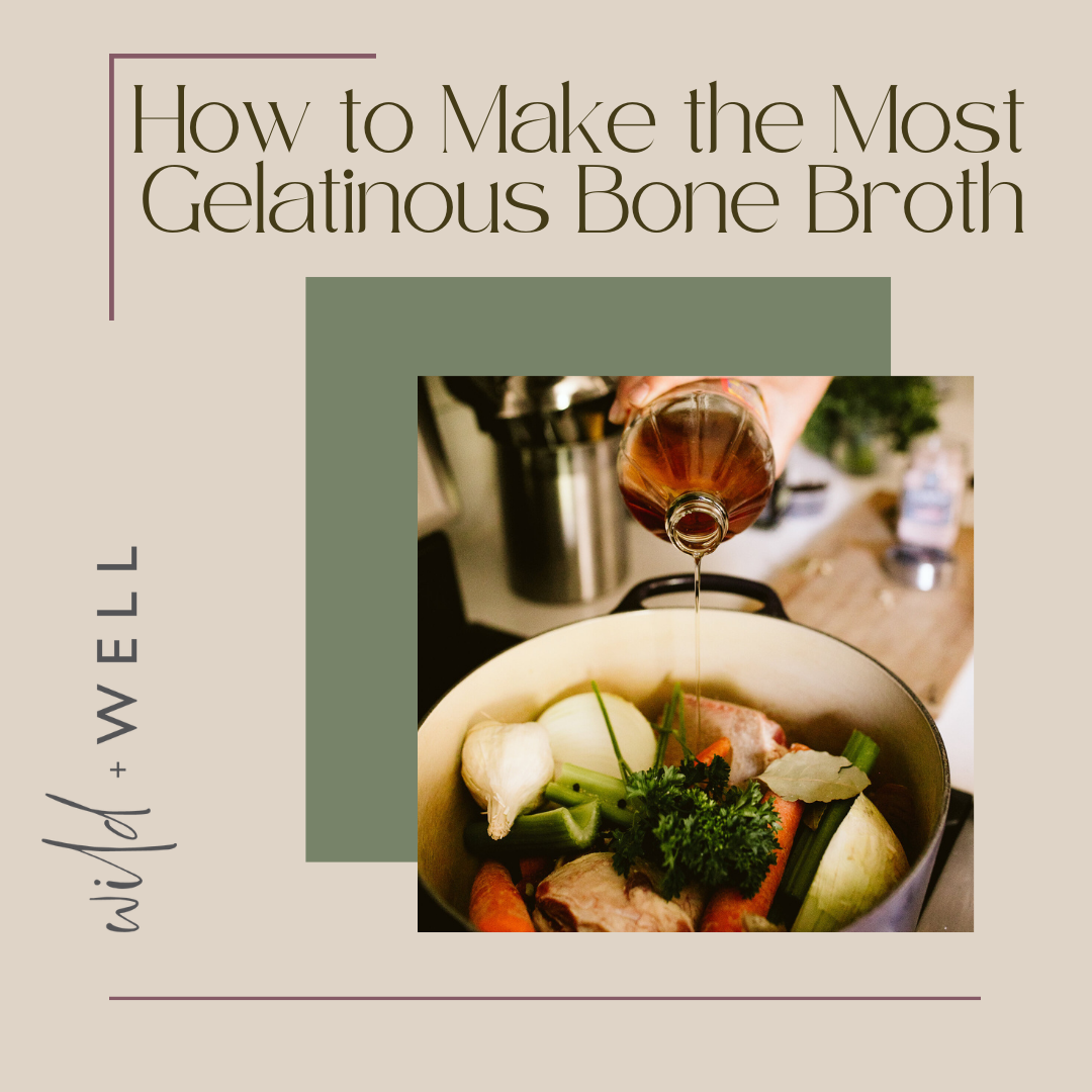How to Make the Most Gelatinous Bone Broth (and BONUS: my favorite nutrient-dense egg drop soup recipe)