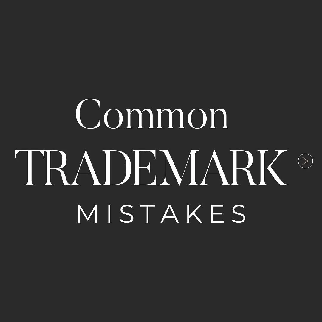 Thinking about file your trademark application yourself? 🤔
⠀⠀⠀⠀⠀⠀⠀⠀⠀
Great, but make sure you don't make these mistakes! 🚫
⠀⠀⠀⠀⠀⠀⠀⠀⠀
❗️SAVE THIS POST❗️
⠀⠀⠀⠀⠀⠀⠀⠀⠀
1.  Filing your logo before your brand name.  It's always best to make sure you secure