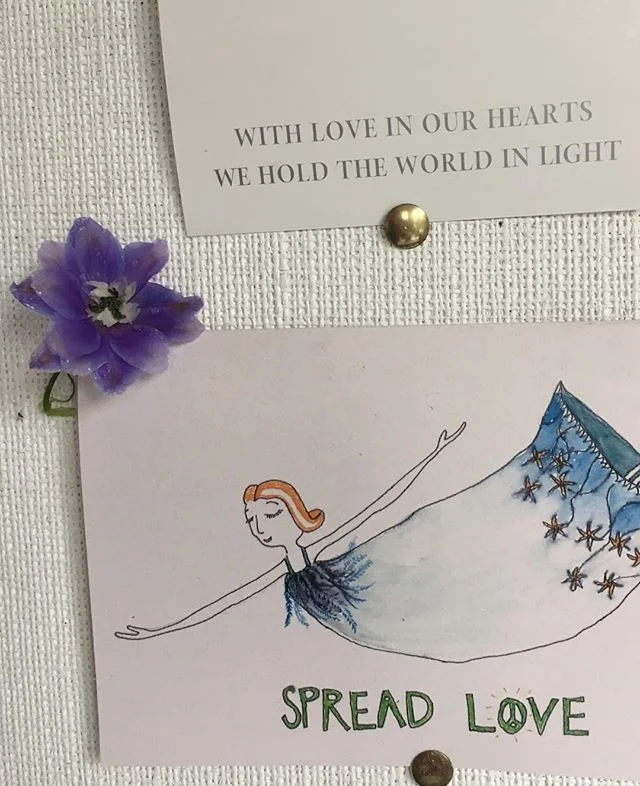 With Love in our Hearts we hold the world in Light