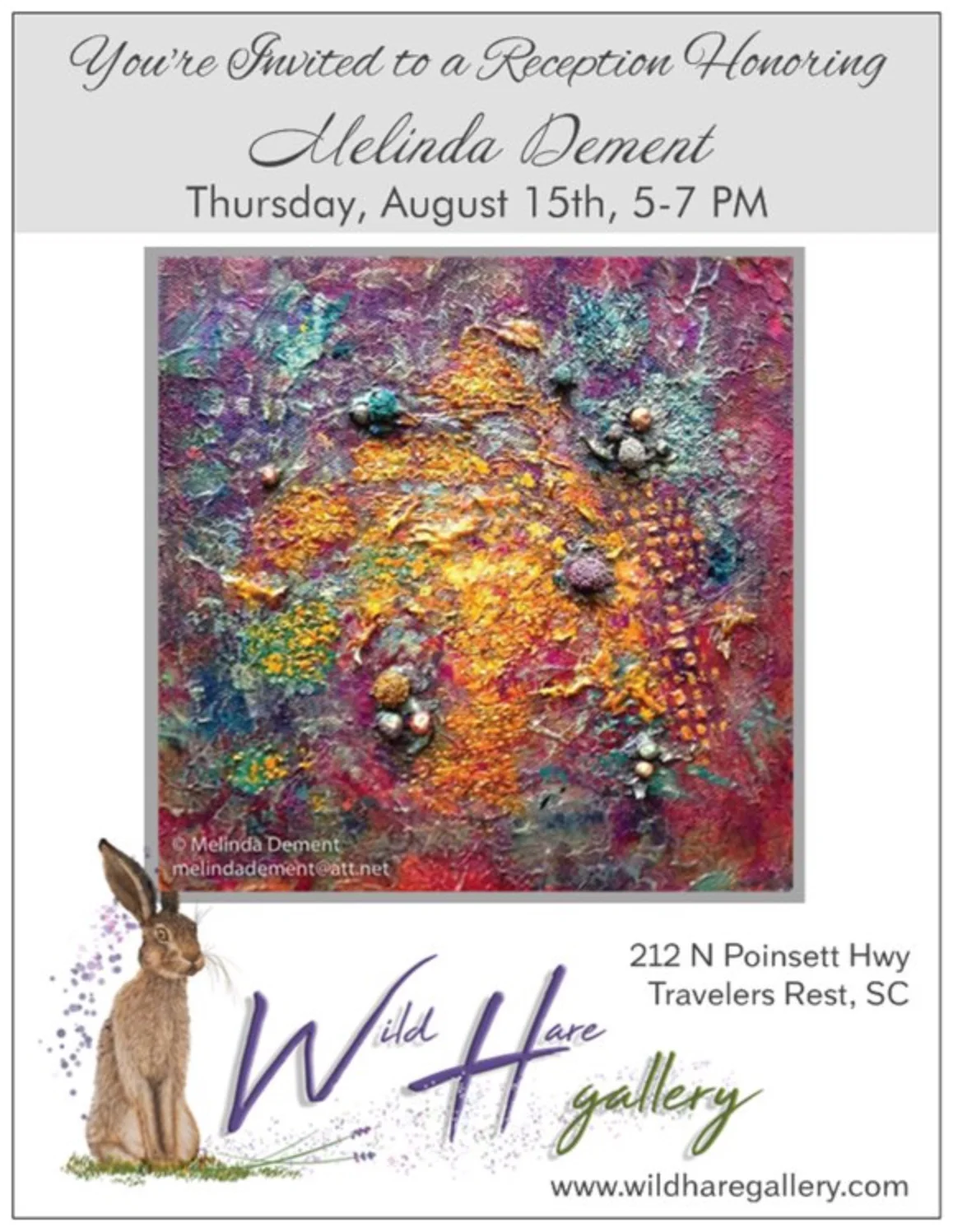 Artists' Reception - Melinda DeMent
