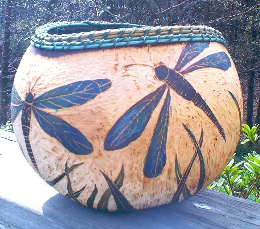 Dragonfly Gourd Carving with Debbie Wilson (Second Chance!)