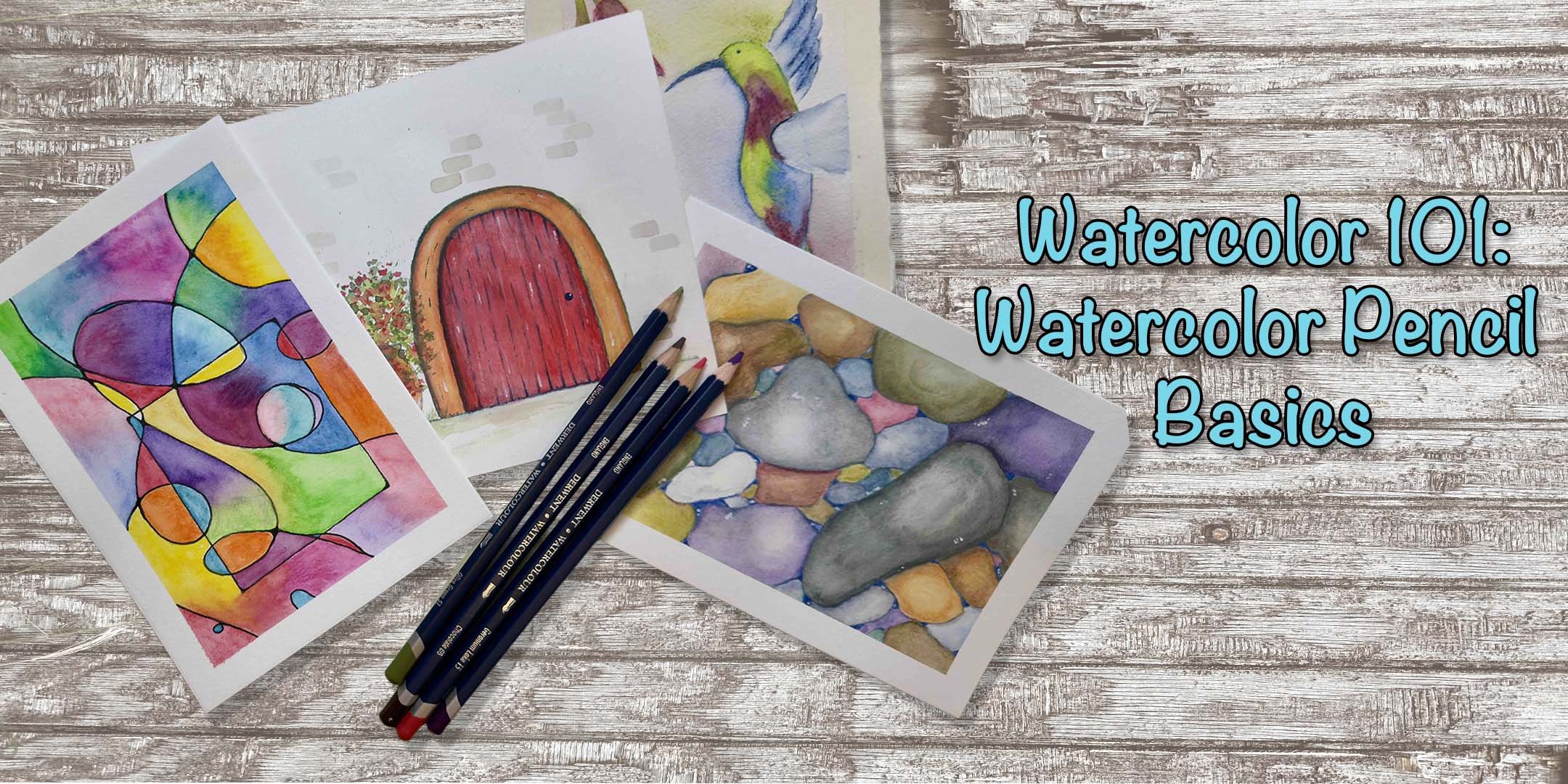 Watercolor 101: Introduction to Watercolor Pencils! (again!)