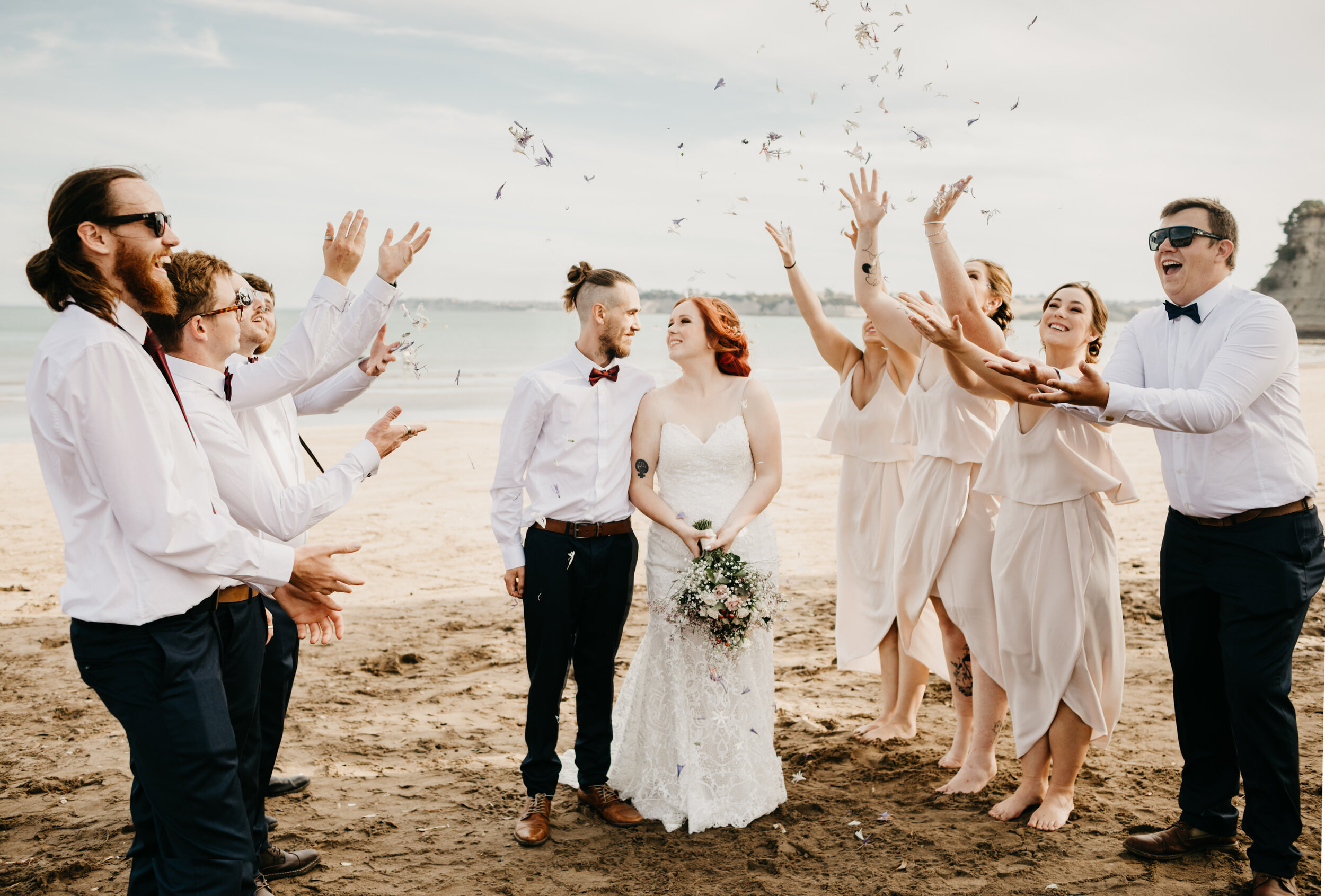 Beach wedding | Backyard wedding| Auckland wedding photographer | New Zealand wedding packages | Auckland photography 