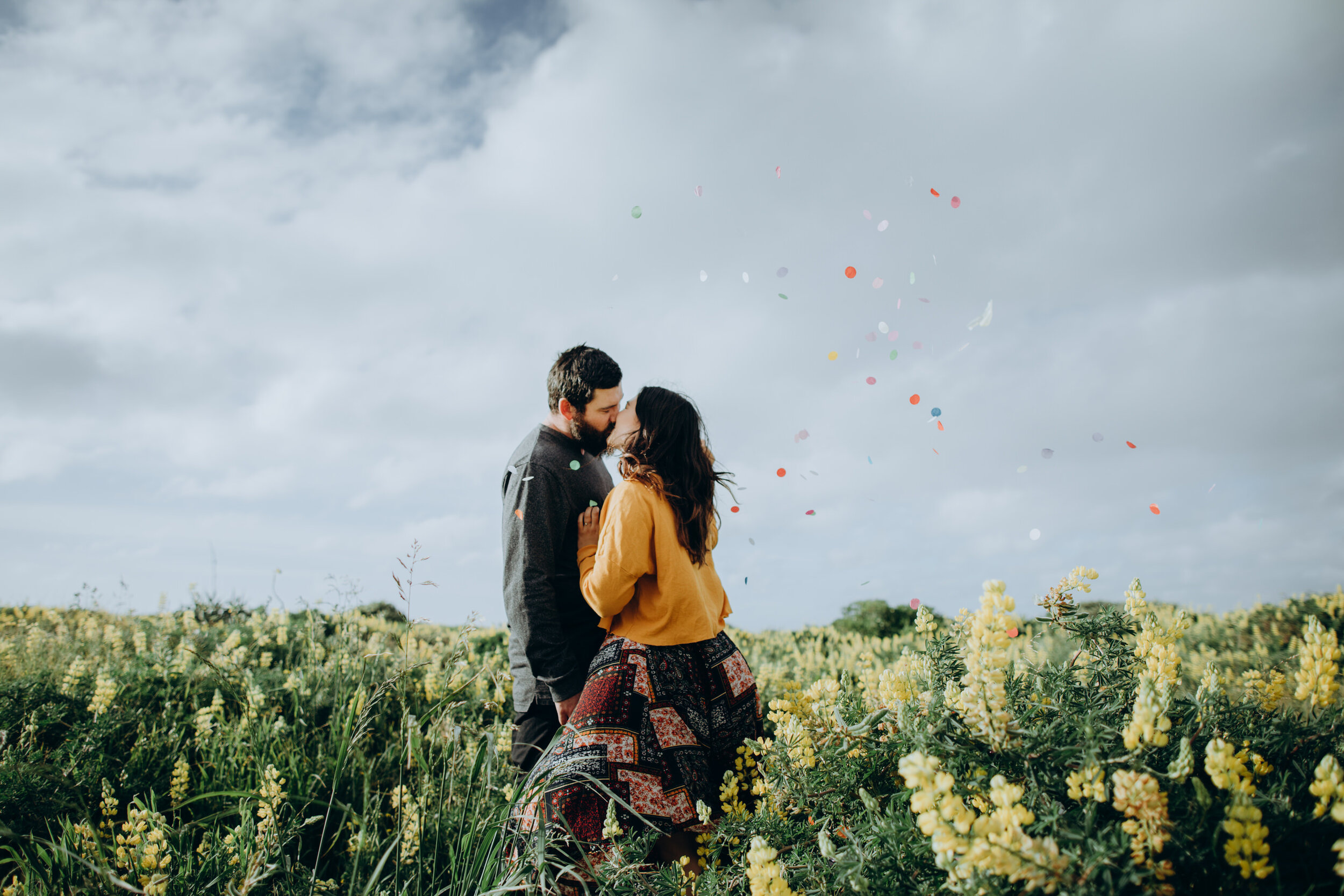 Romantic engagement photos 