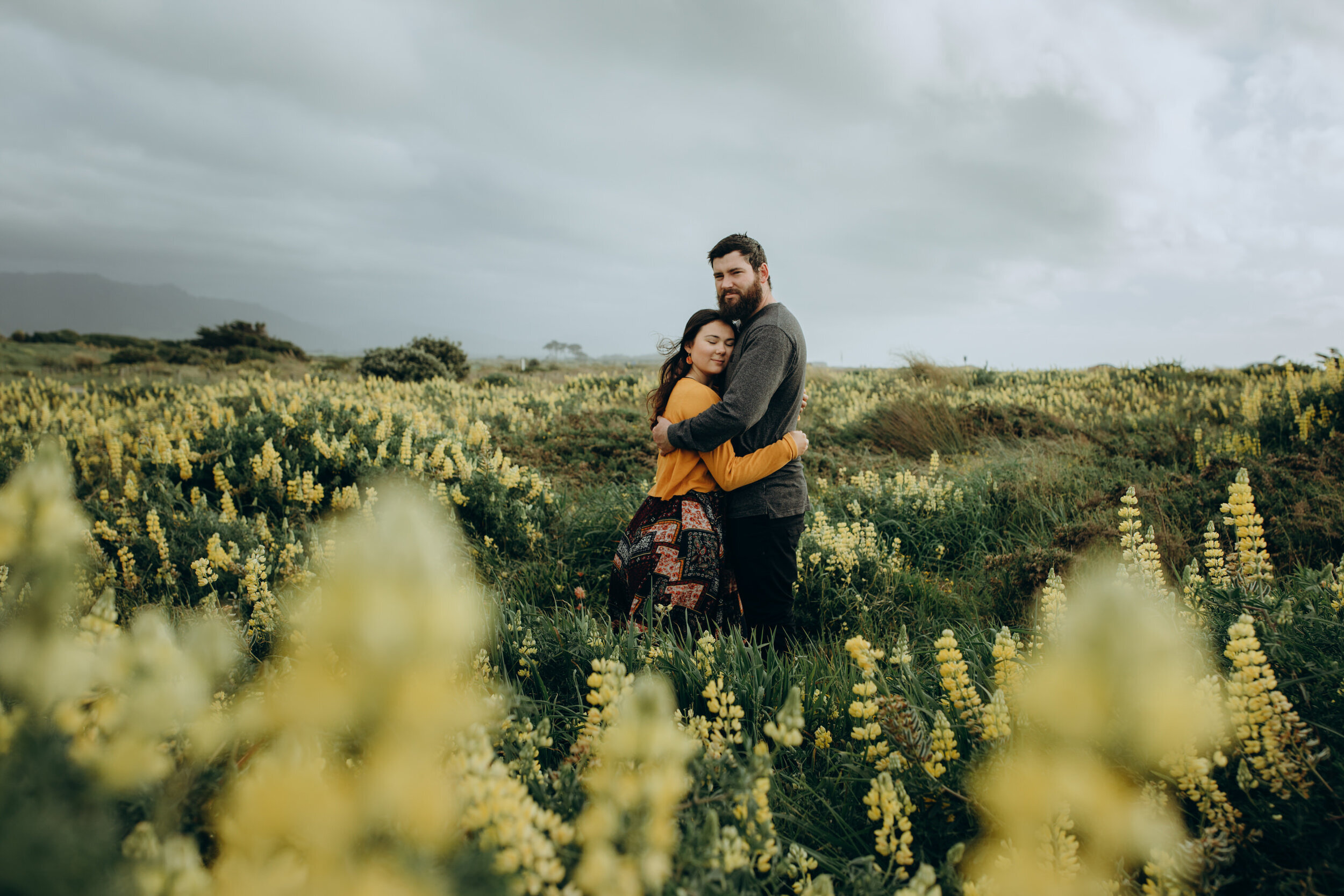 wellington wedding venue: Anam Cara Gardens  | Kapiti coast | Engagement photos 