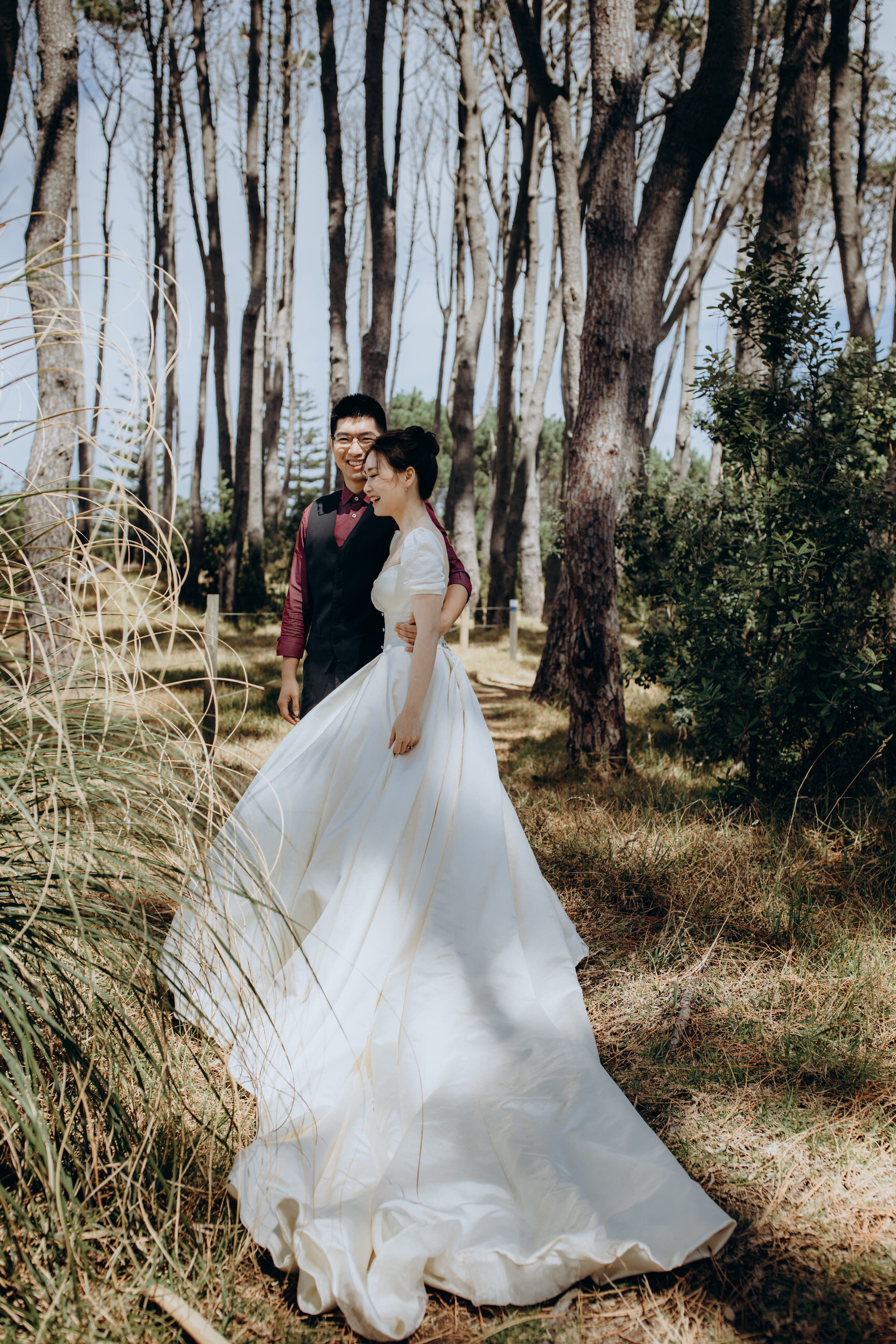Settlers country manor | Muriwai forest | wedding photos 