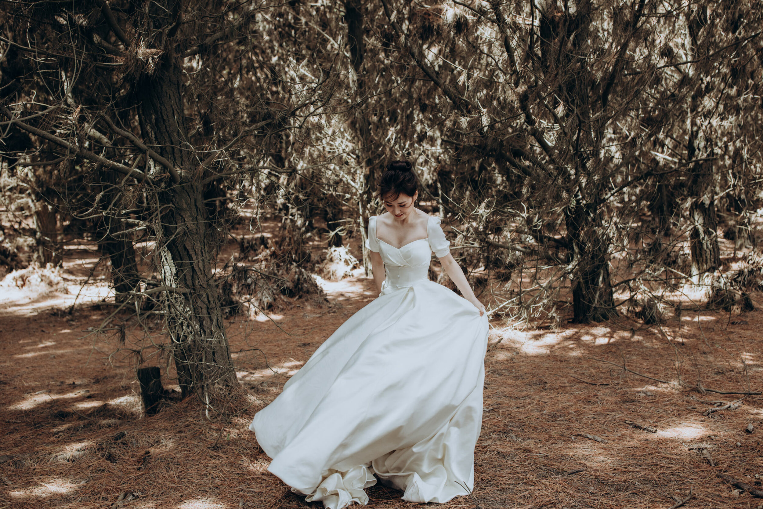 Wedding dress | Settlers country manor | New Zealand Elopement wedding