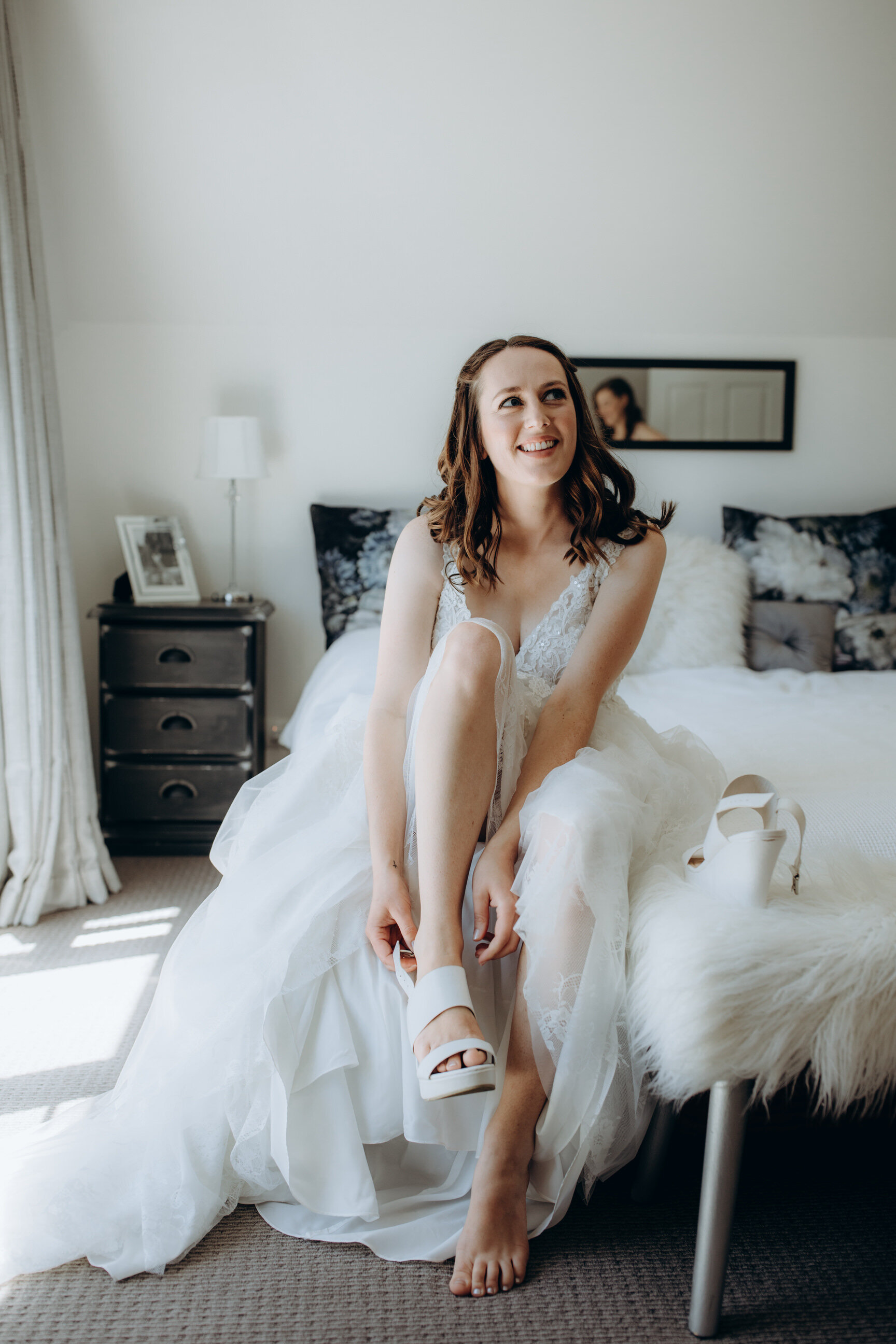 Auckland wedding | bride getting ready 