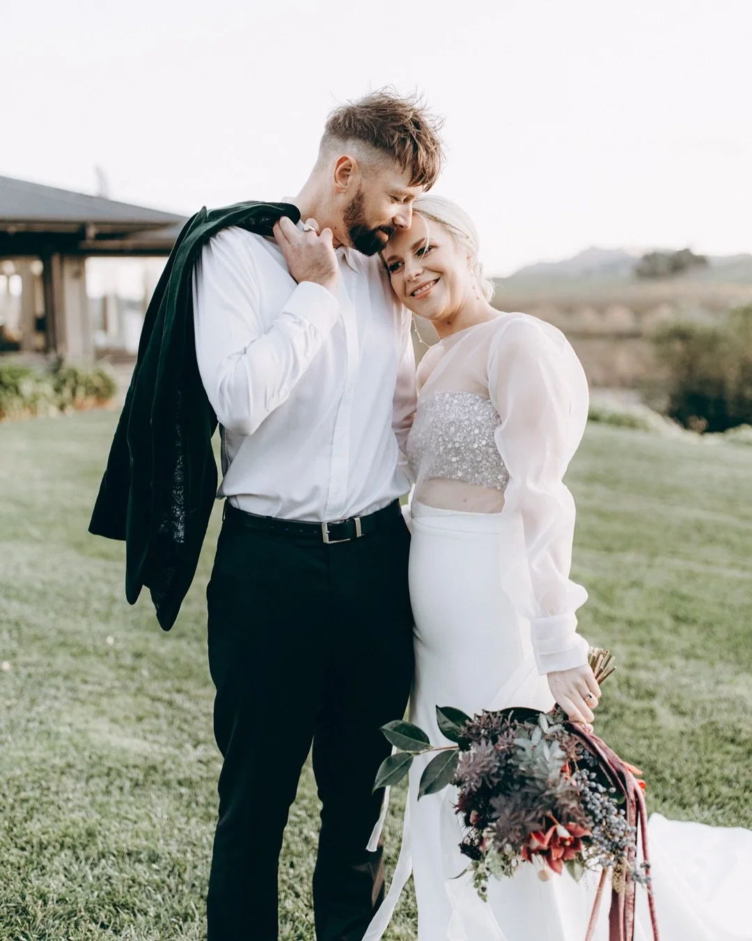 Nicole &amp; Matt&rsquo;s winter wedding at the River Room, Black Barn &mdash; relaxed, intimate, and full of love. 

#WinterWedding #HawkesBayWedding #BlackBarnVineyard