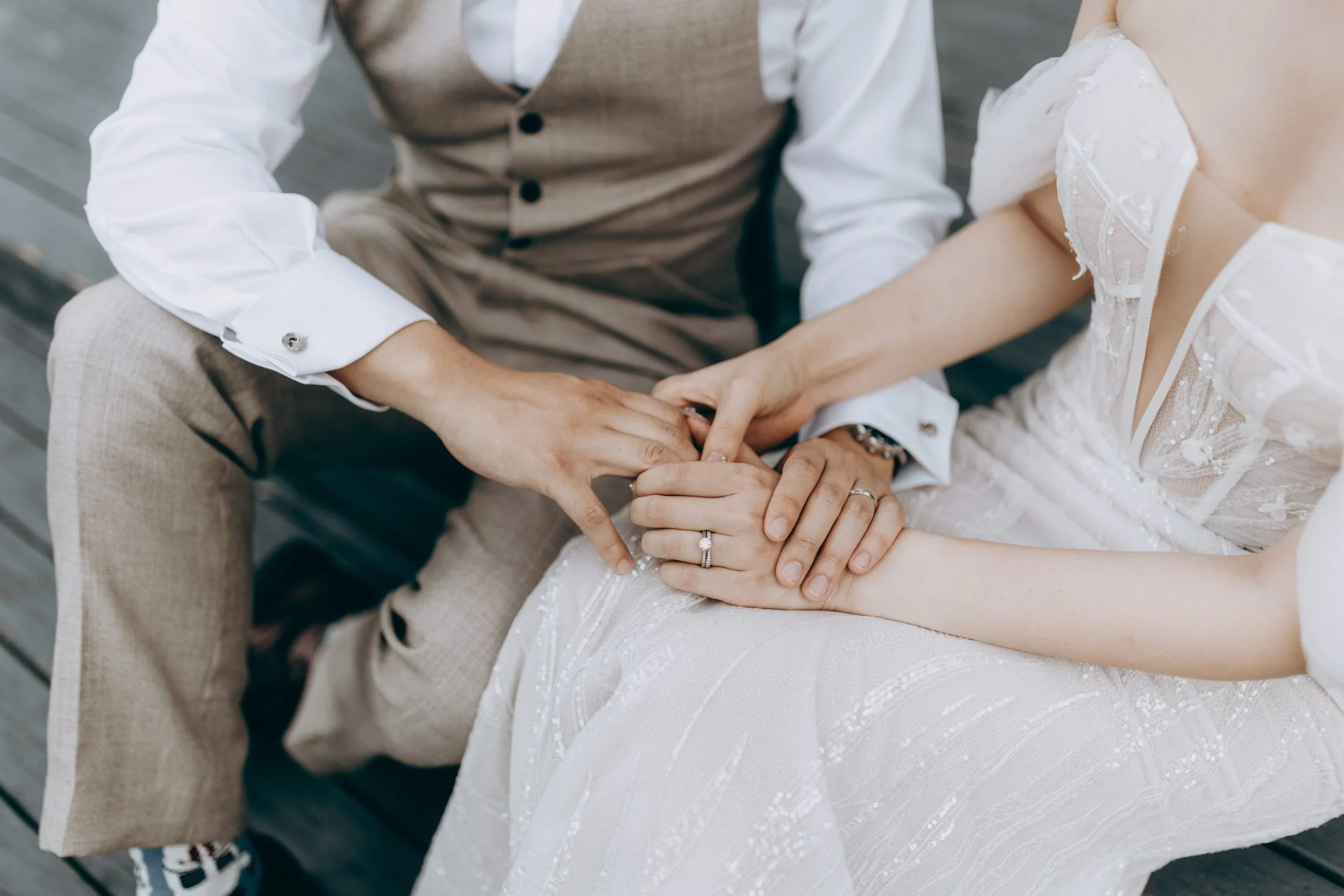 A love story told through the little moments. 

C + J