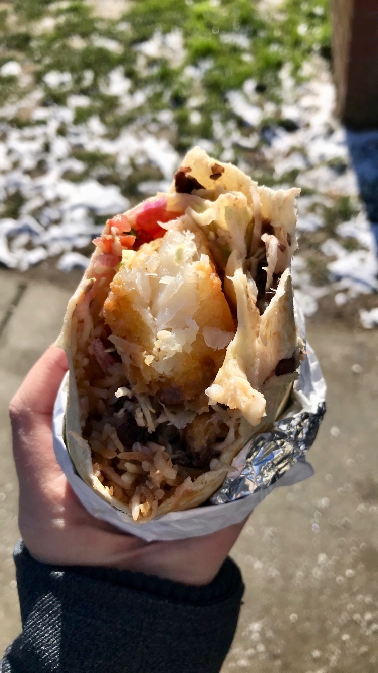 Fish Burrito from Tacofina Food Truck - Vancouver, BC