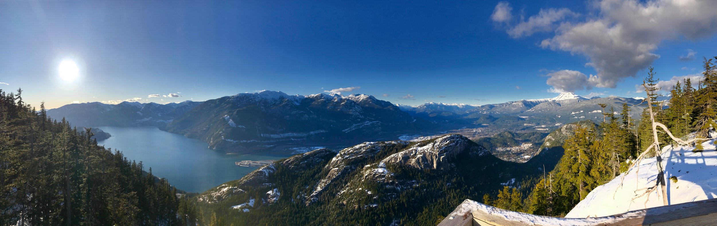 View of Squamish from Sea-To-Sky Gondola