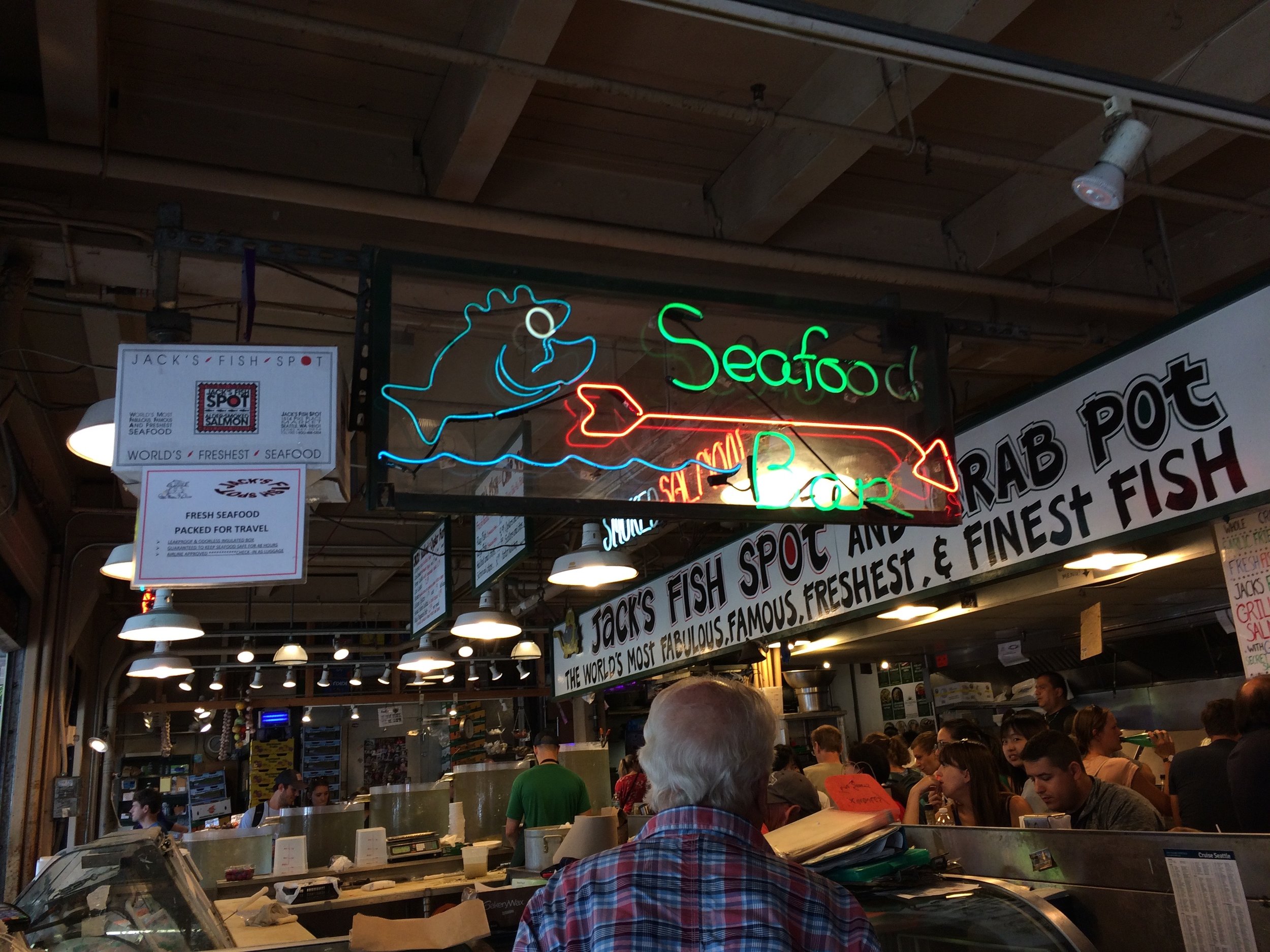 Jack's Fish Spot and Crab Pot - Pike's Place Public Market - Seattle, WA