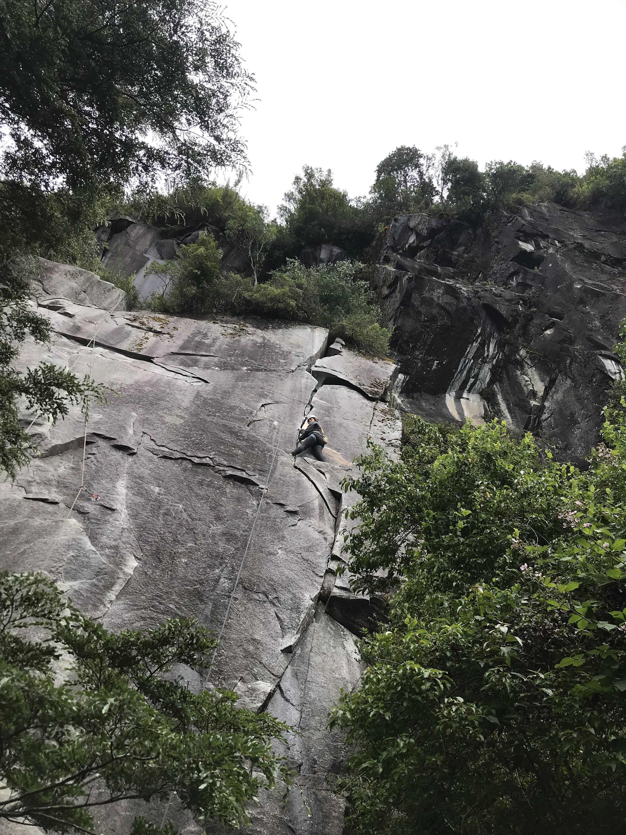 Rock Climbing in Pucon, Chile