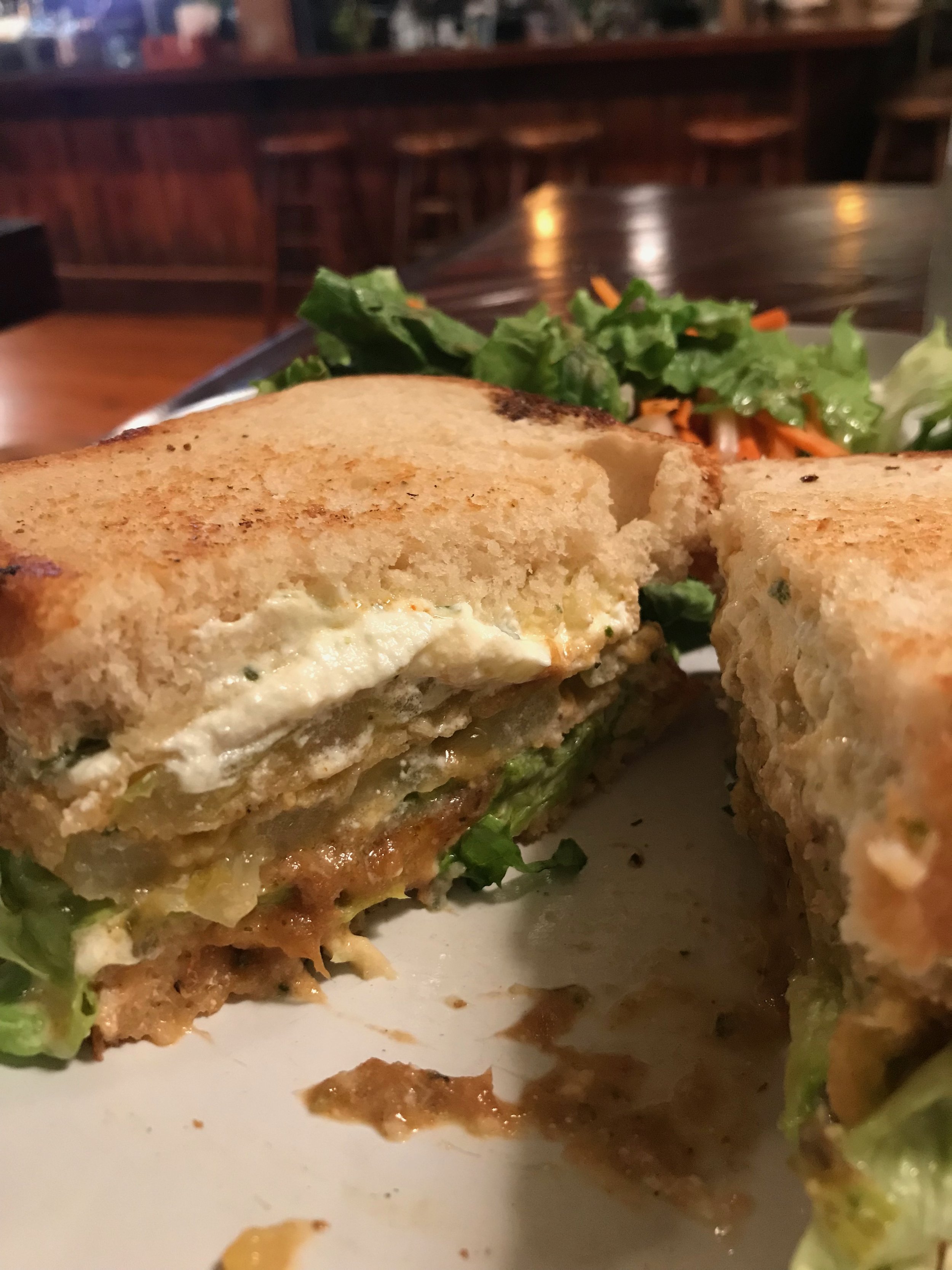 Fried Green Tomato Sandwich - The Floridian. St Augustine, FL