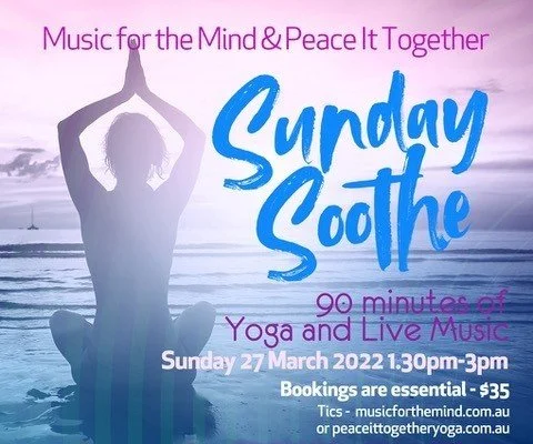 EVENT: ***LOCATION CHANGE*** Sunday Soothe @ Lakelands Community Hall