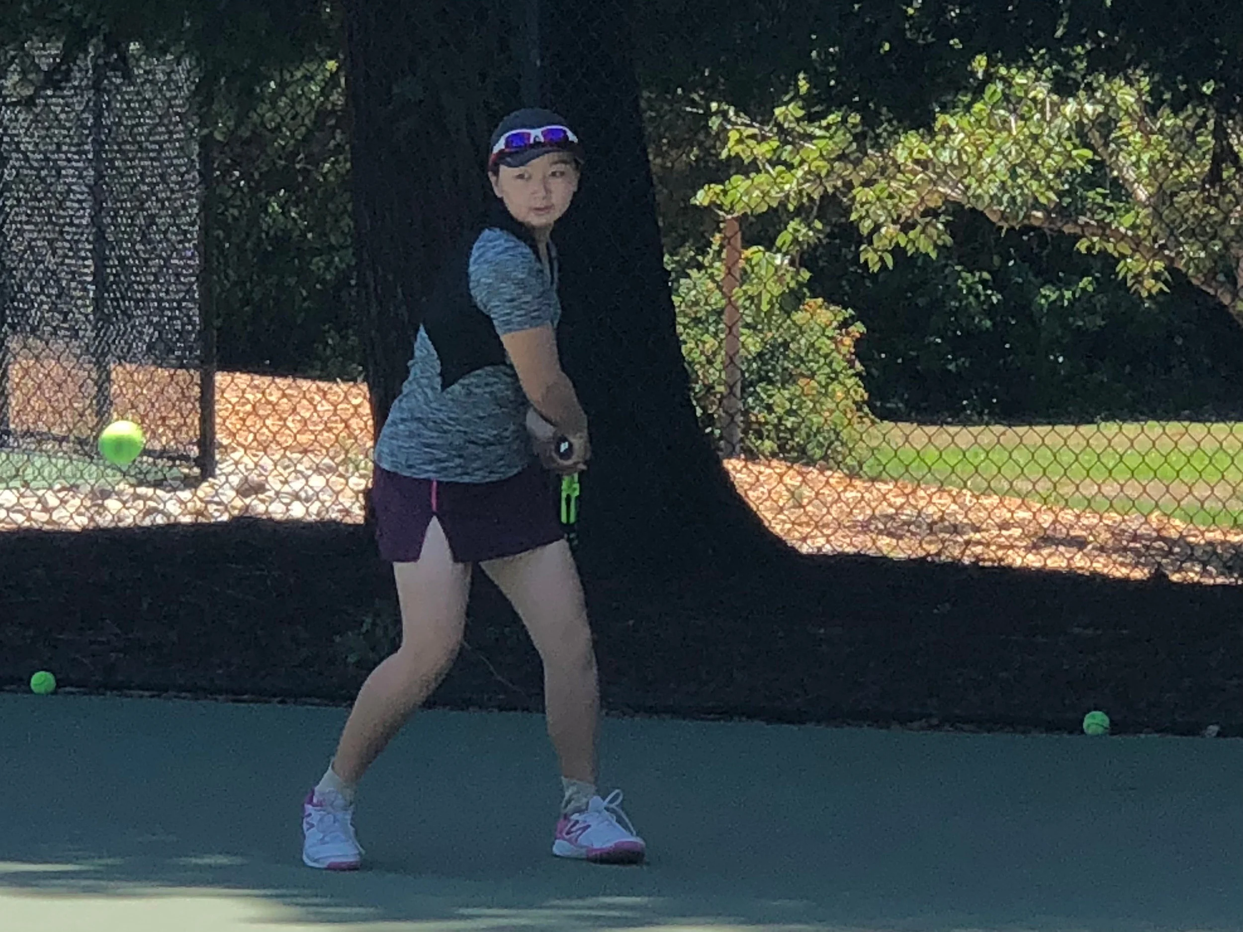 Pastel topspin backhand