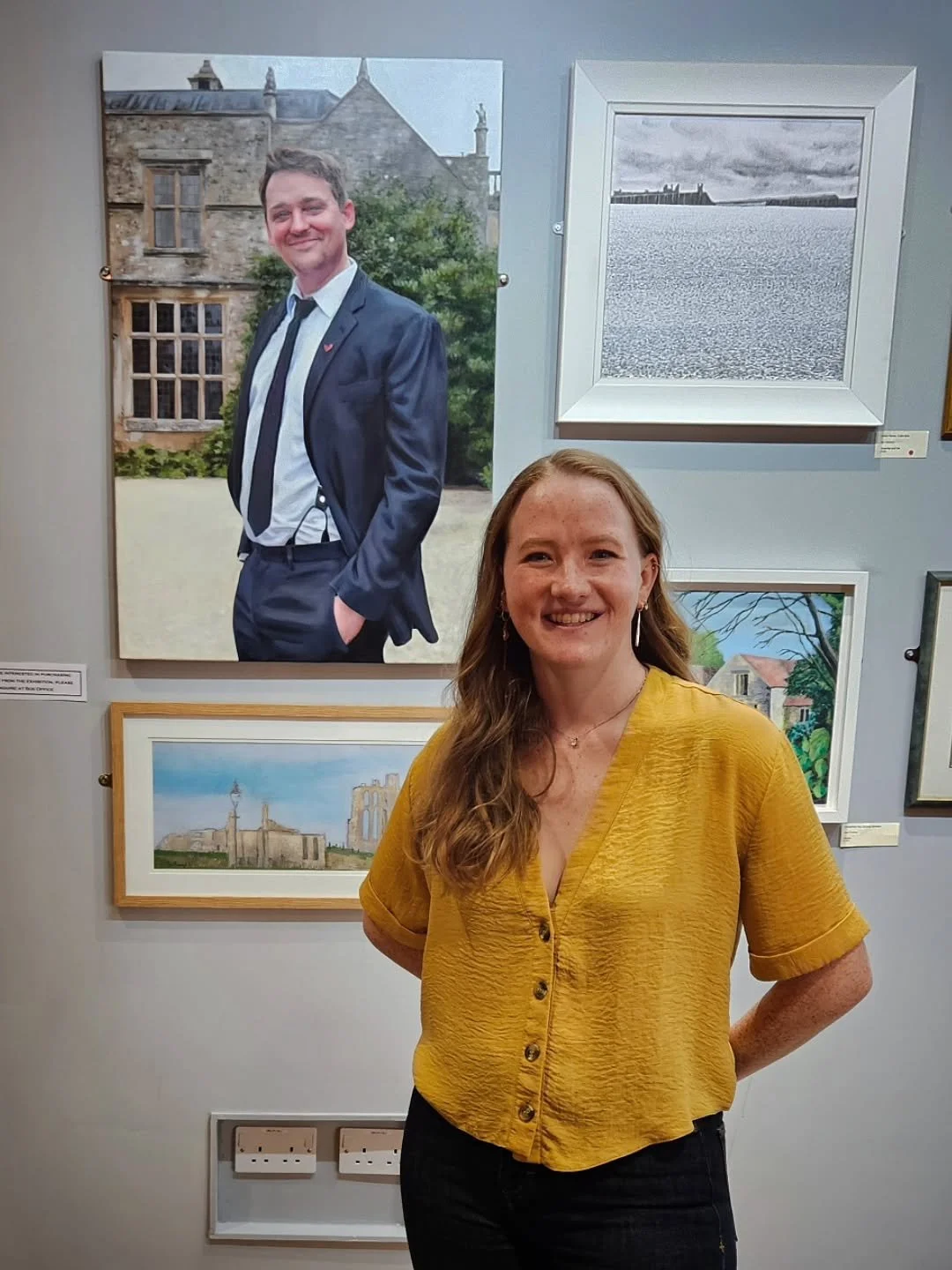 Anyone looking to see in detail what Brian looked like in 2023 can go see for themselves at the People's Theatre in Newcastle! The North of England Art Club's Annual Exhibition will be up until December 5th!

So glad my new year's resolution was to a