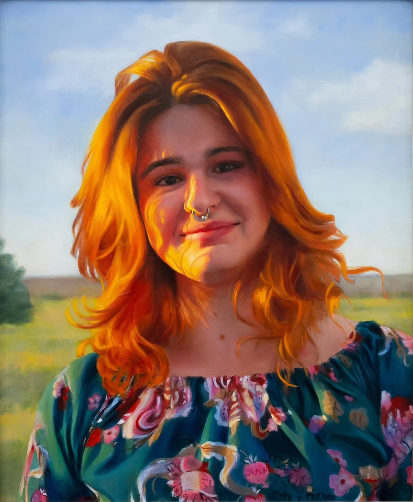 My most recent portrait 🌅 The lovely Sophie - with that lovely golden hour light! 

I took the photo 3 years ago, but needed 3 years of learning/practicing to manage those beautiful, colorful shadows - I can't recommend enough keeping your reach pro