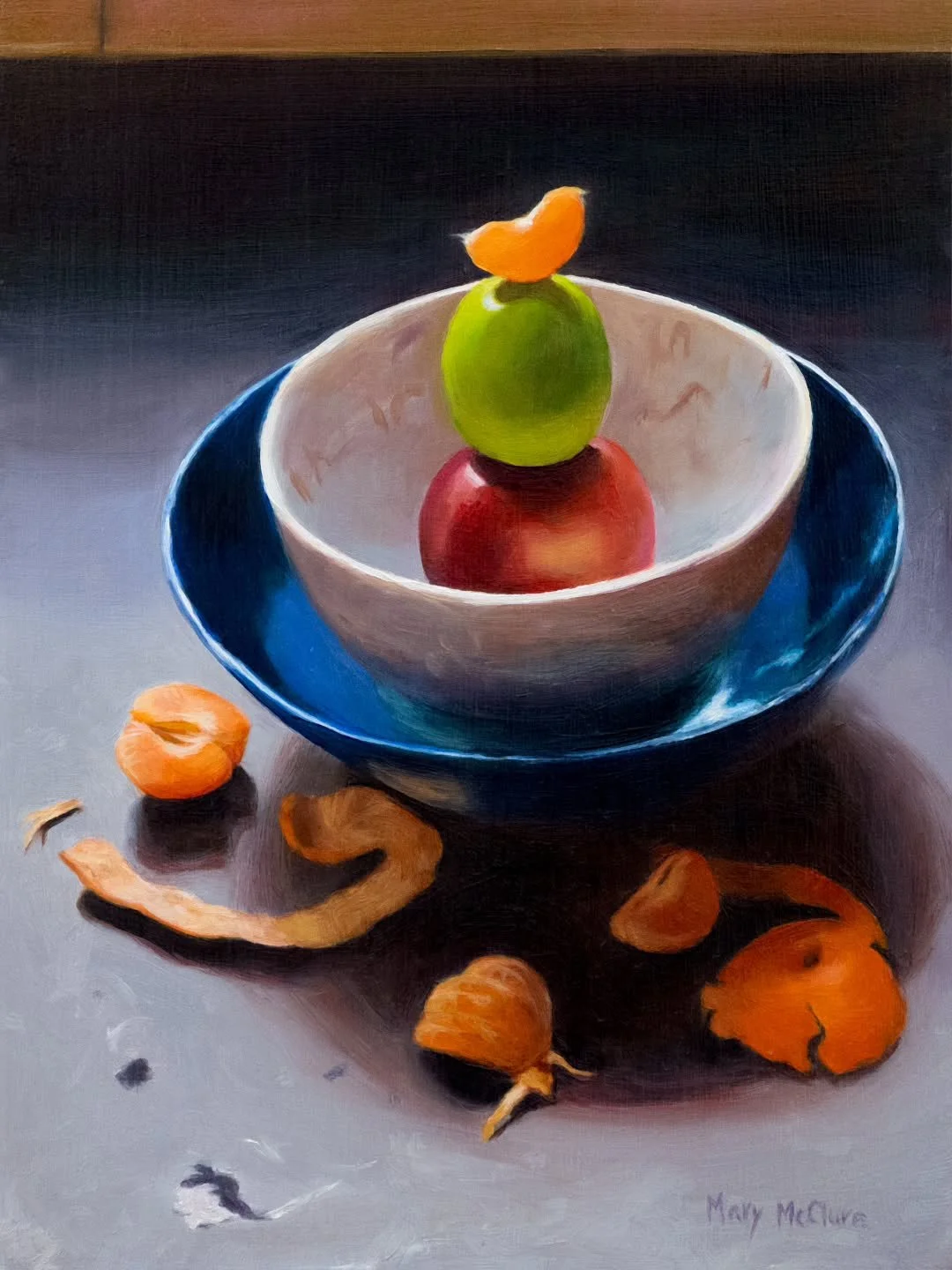 "Below the Waterline" My little instagram still life - a curated, impossibly balanced tower, the visible tip of an iceberg of effort and stress and mistakes all hidden beneath