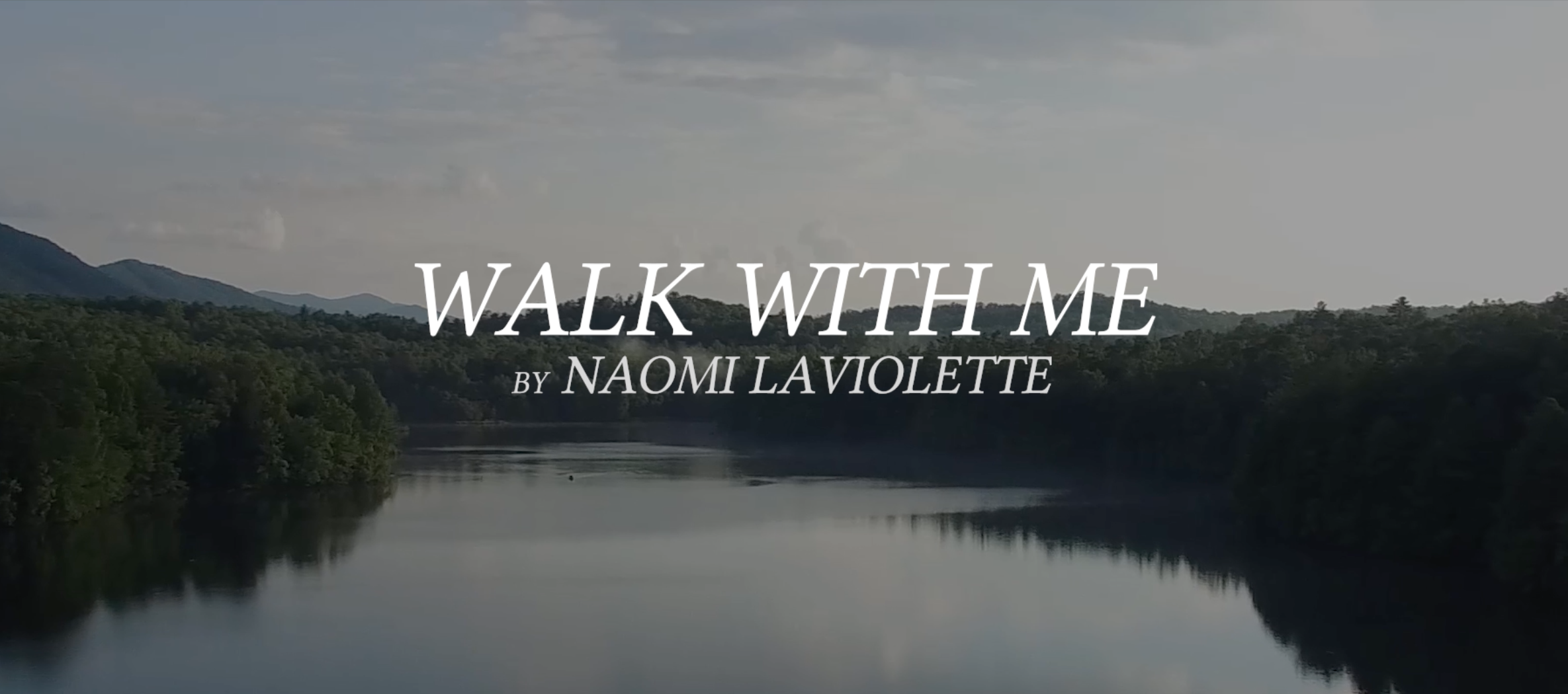 New lyric video - "Walk With Me"