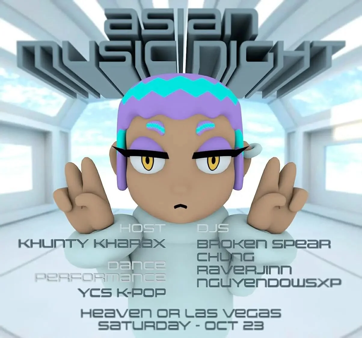 This might be one of my favorite posters that I've ever made :3 i modeled a character for the first time in c4d and i think they're so cute hehehe its nice when u have time to make ur own design assets