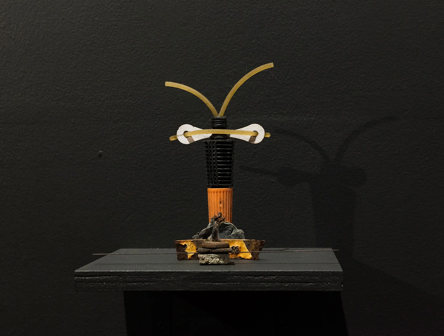  Rebecca Gallo,  One Walk Sculptures , objects collected on walks leaving from and returning to home in Erskineville, Sydney. Installation view at Delmar Gallery, 2016. Photography by silversalt. 
