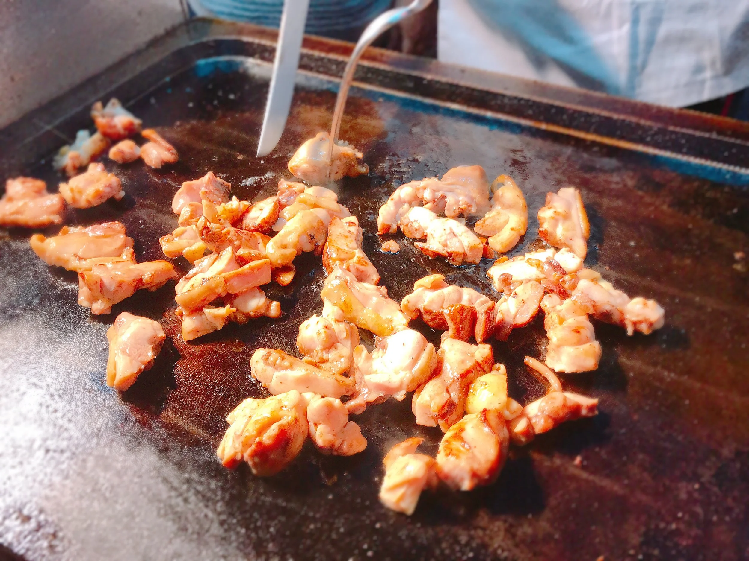 cheese chicken at ningxia night market