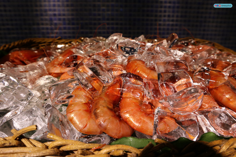 fresh shrimps at บุฟเฟ่ต์ชาบูไต้หวันที่ Hakkai Shabu Shabu ซีเหมินติง