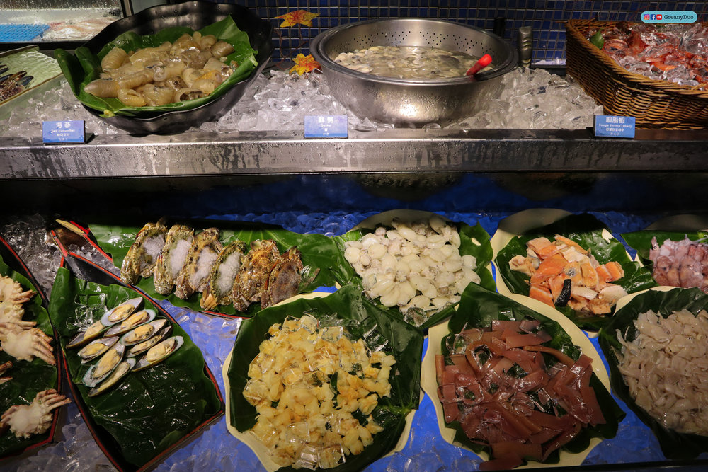 seafood bar at บุฟเฟ่ต์ชาบูไต้หวันที่ Hakkai Shabu Shabu ซีเหมินติง