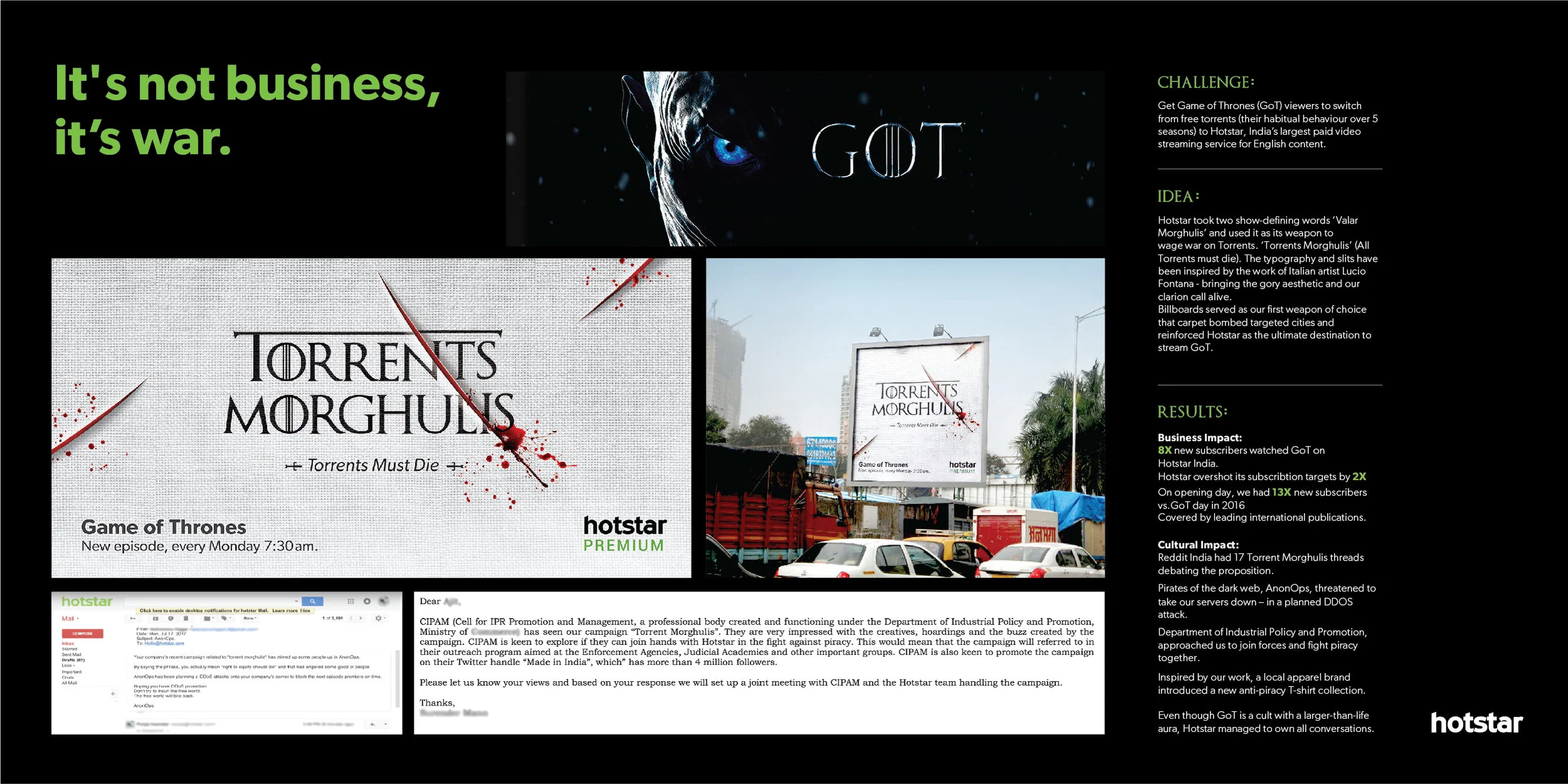Torrents Morghulis!