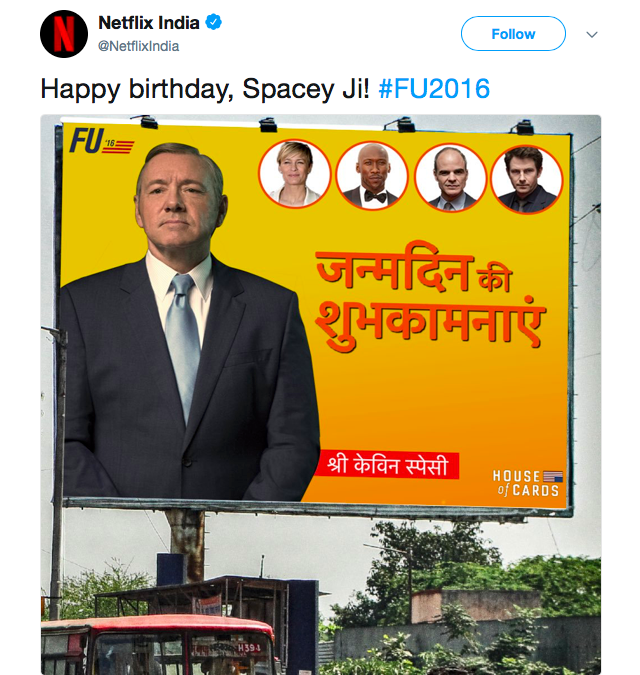 Netflix put up this tweet