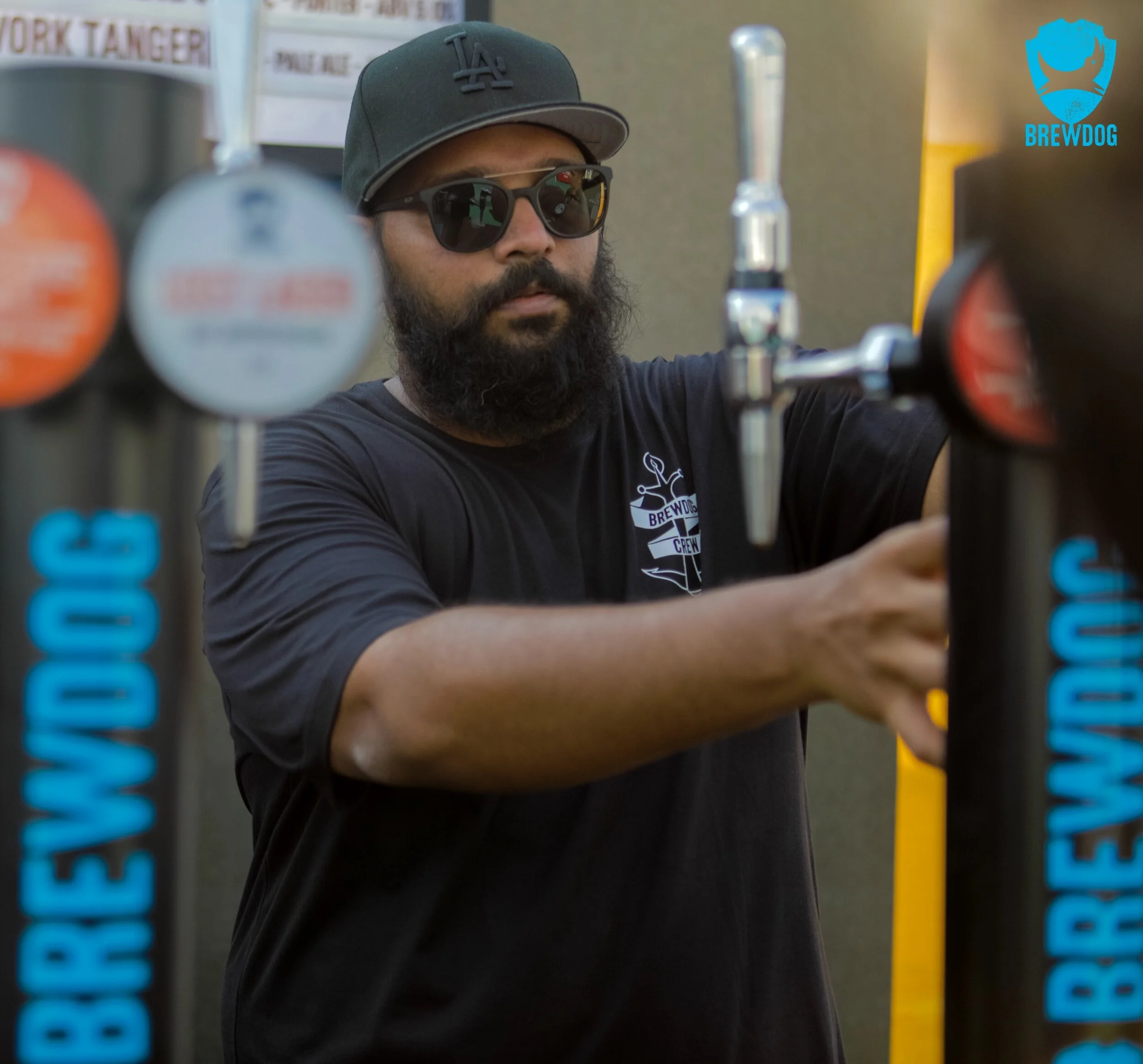Pouring at GRUBFEST