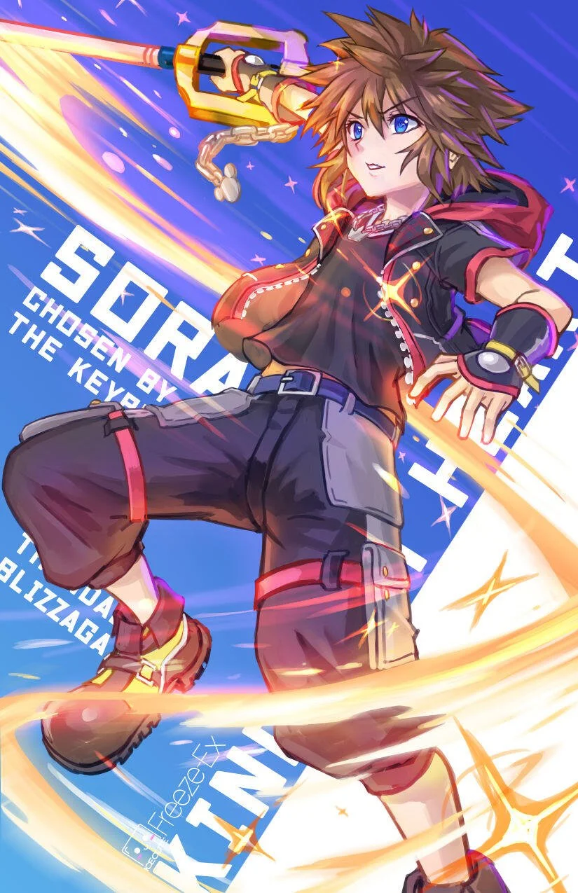 Kingdom Hearts III Sora 11x17 Inches Poster — Freeze-Ex's Store