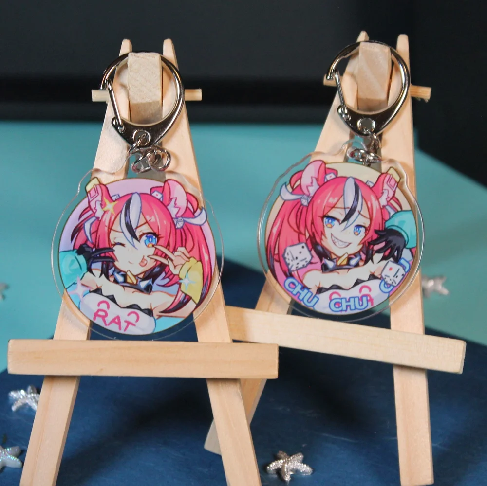 Hololive HoloCouncil Hakos Baelz Double Sided Keychain — Freeze