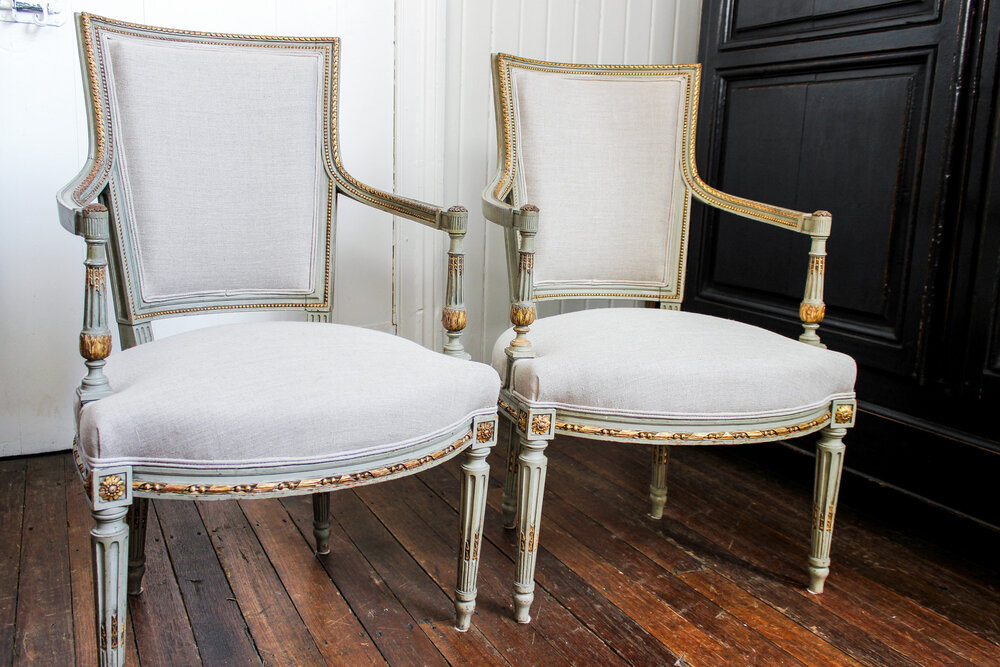 The Drill Hall Emporium Antiques, French Arm Chairs